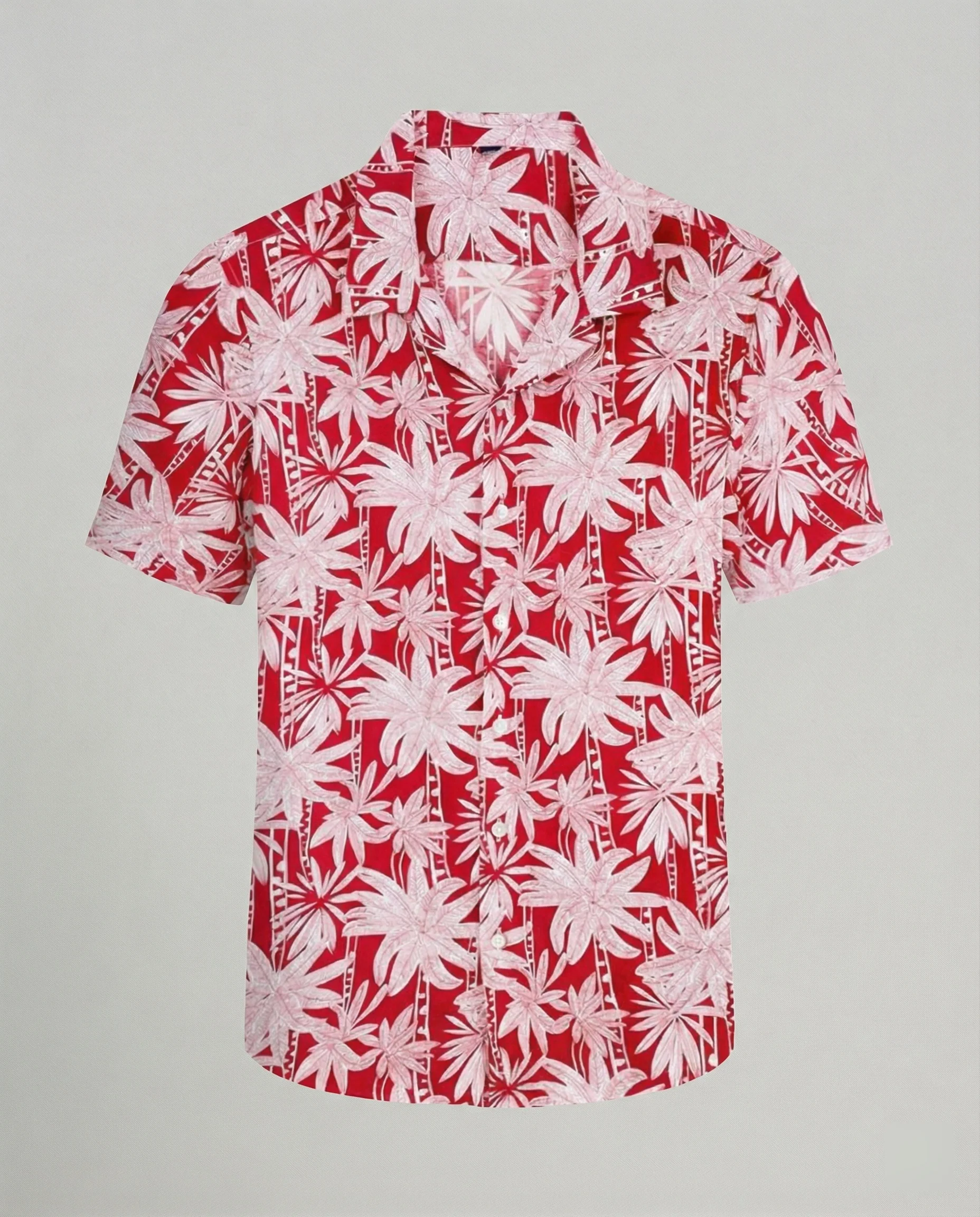 Kurzarm Hawaiihemd Herren Palmenprint - Image 31