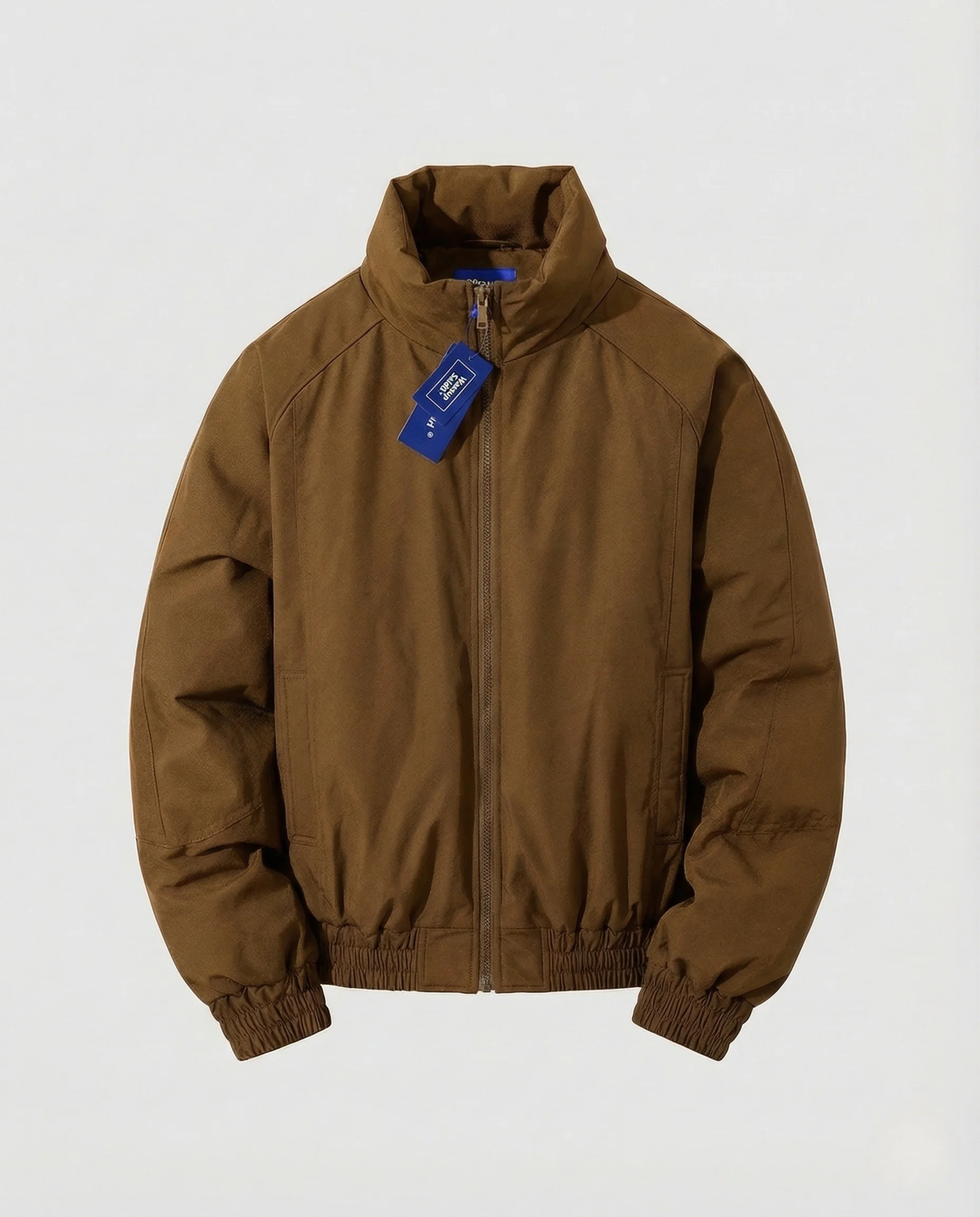 Herren Gesteppte Bomberjacke Kurz mit Stehkragen und Bündchen - Image 6