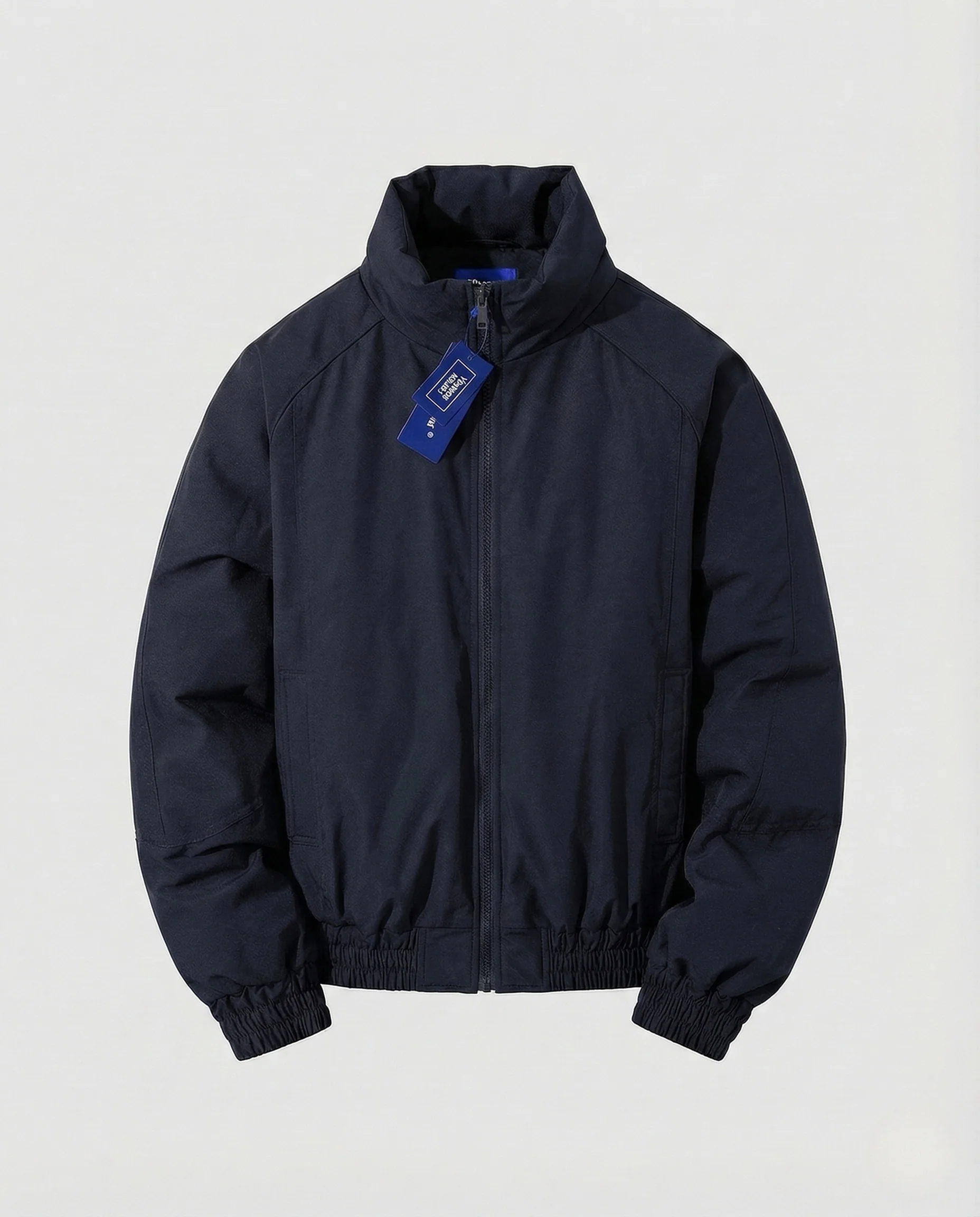 Herren Gesteppte Bomberjacke Kurz mit Stehkragen und Bündchen - Image 7