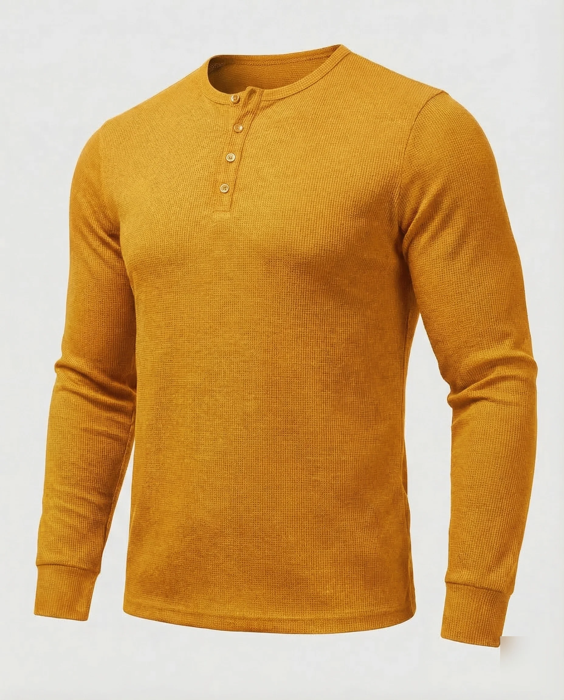 Herren Henleyshirt Langarm - Image 9