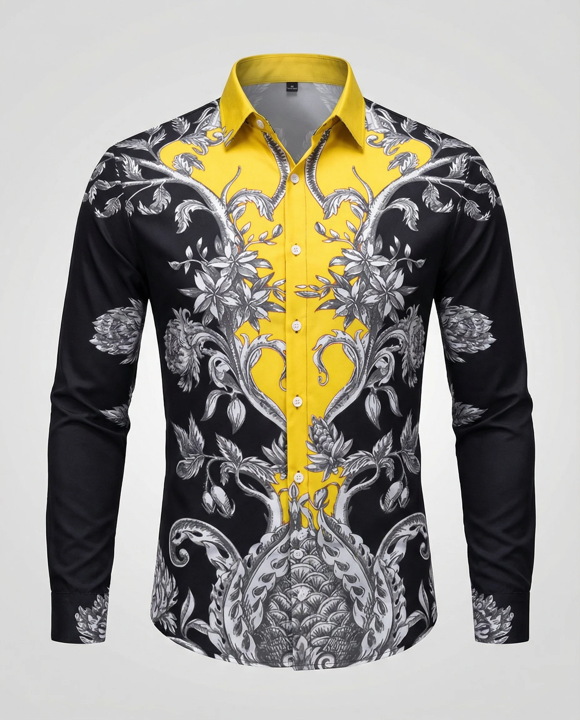 Herren Business Langarmhemd Gestreift - Image 3