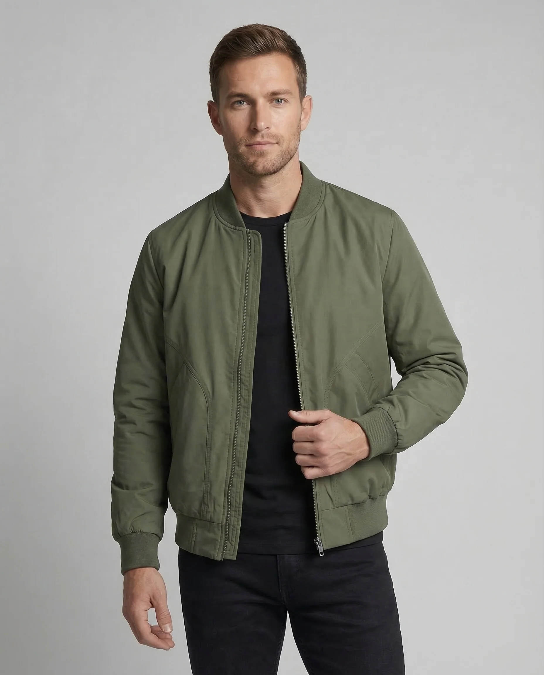 Herren Bomberjacke Casual - Image 2