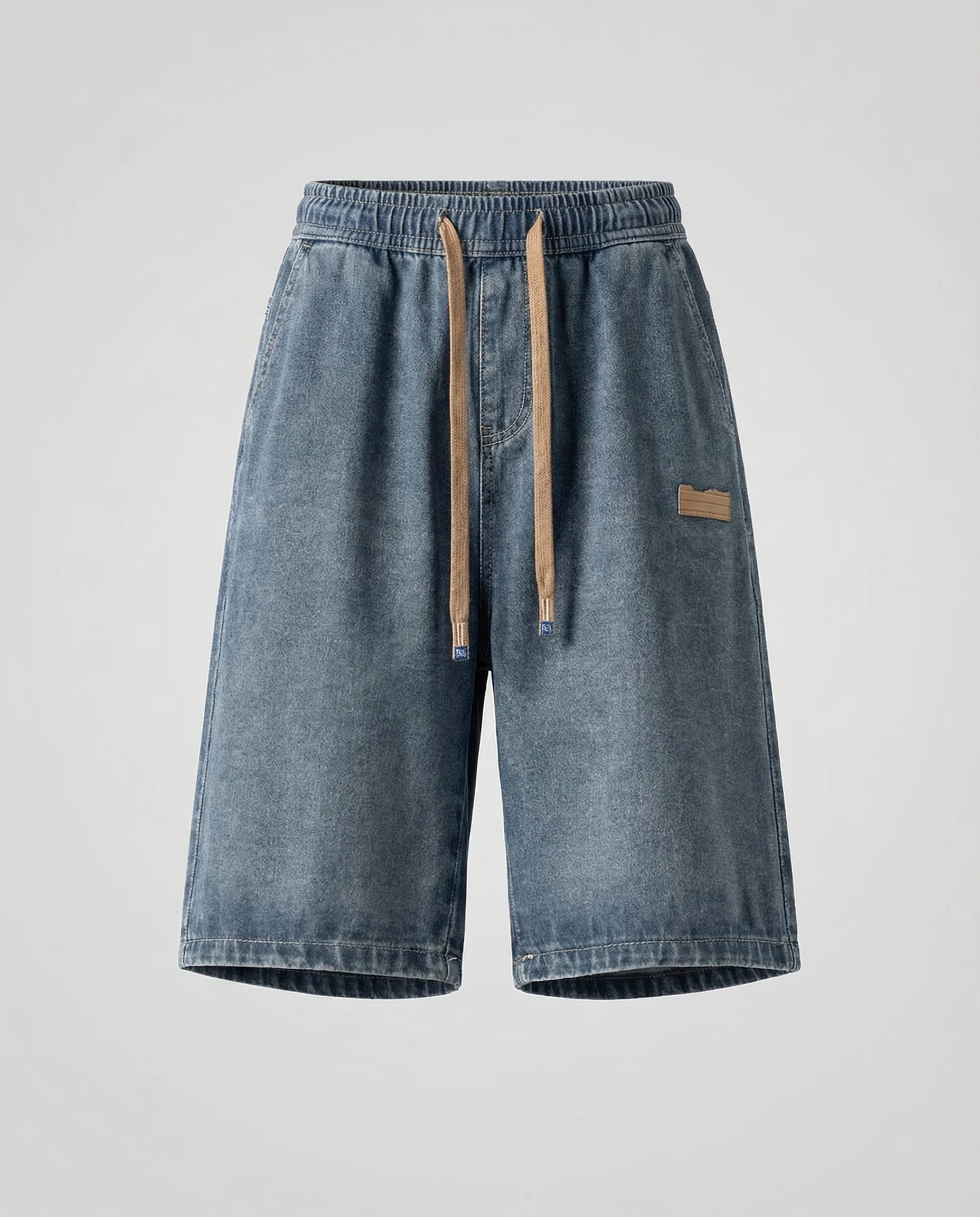 Herren Denim Shorts Tunnelzug - Image 5