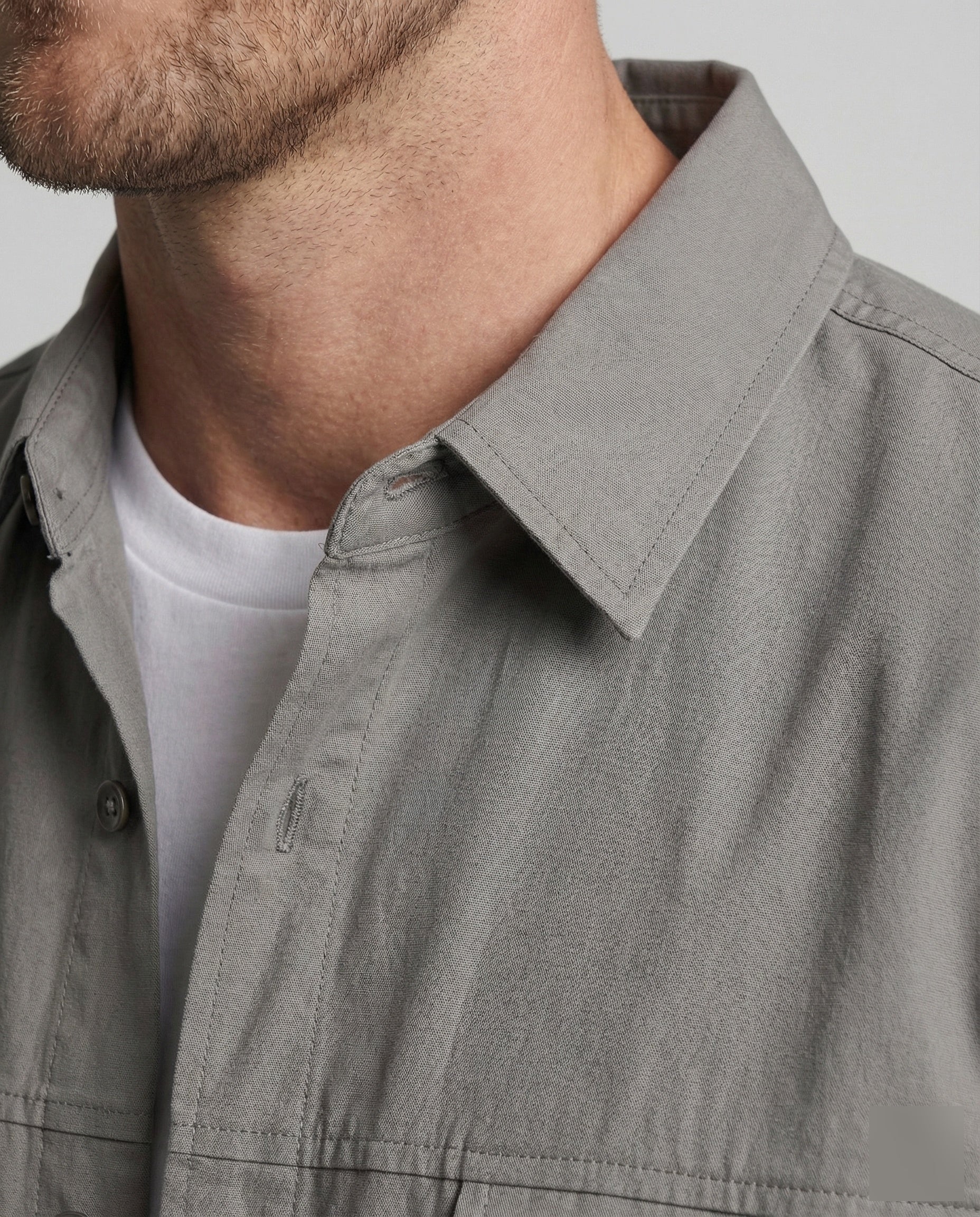 Langarmhemd Herren als lässige Hemdjacke - Image 3