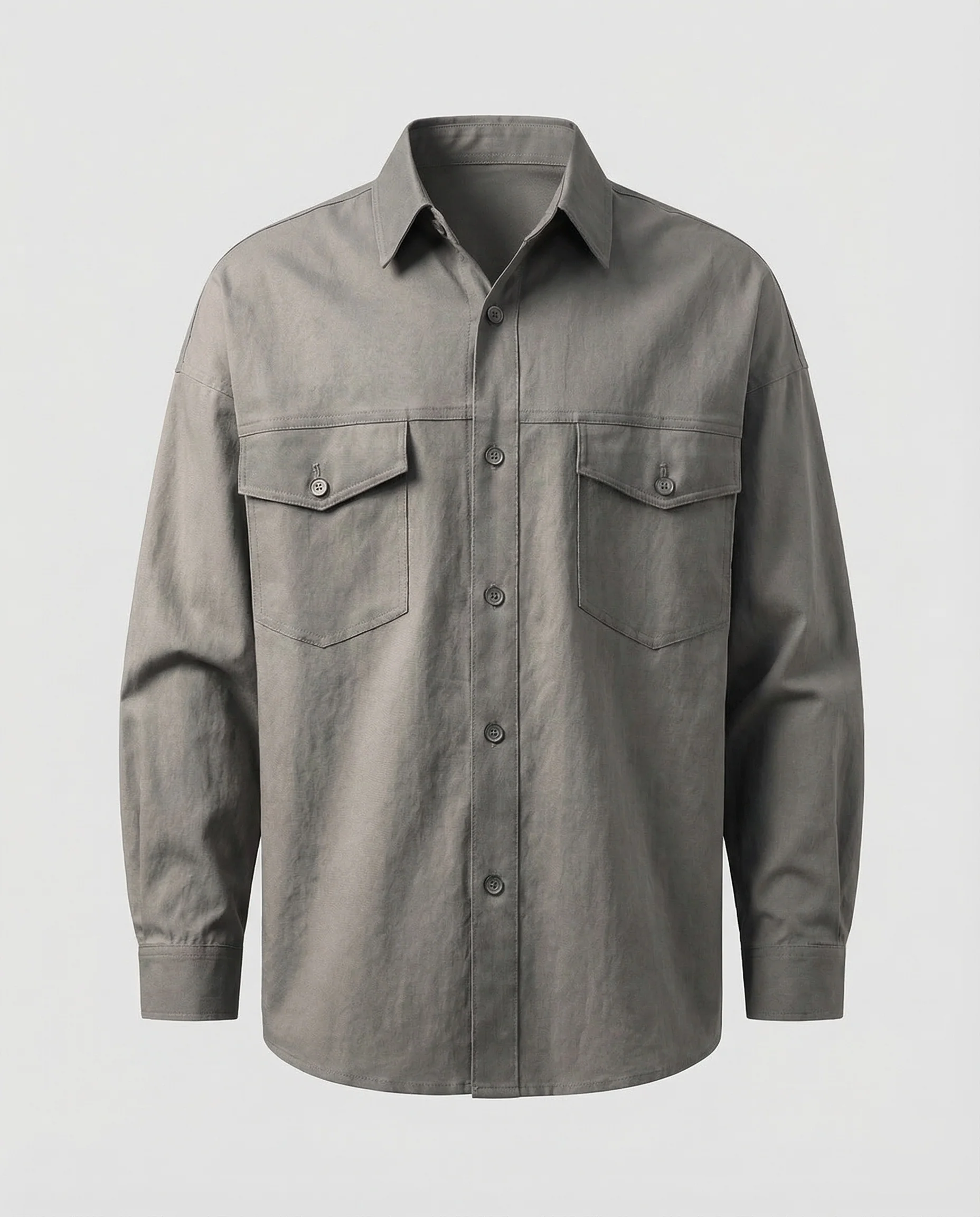 Langarmhemd Herren als lässige Hemdjacke - Image 5