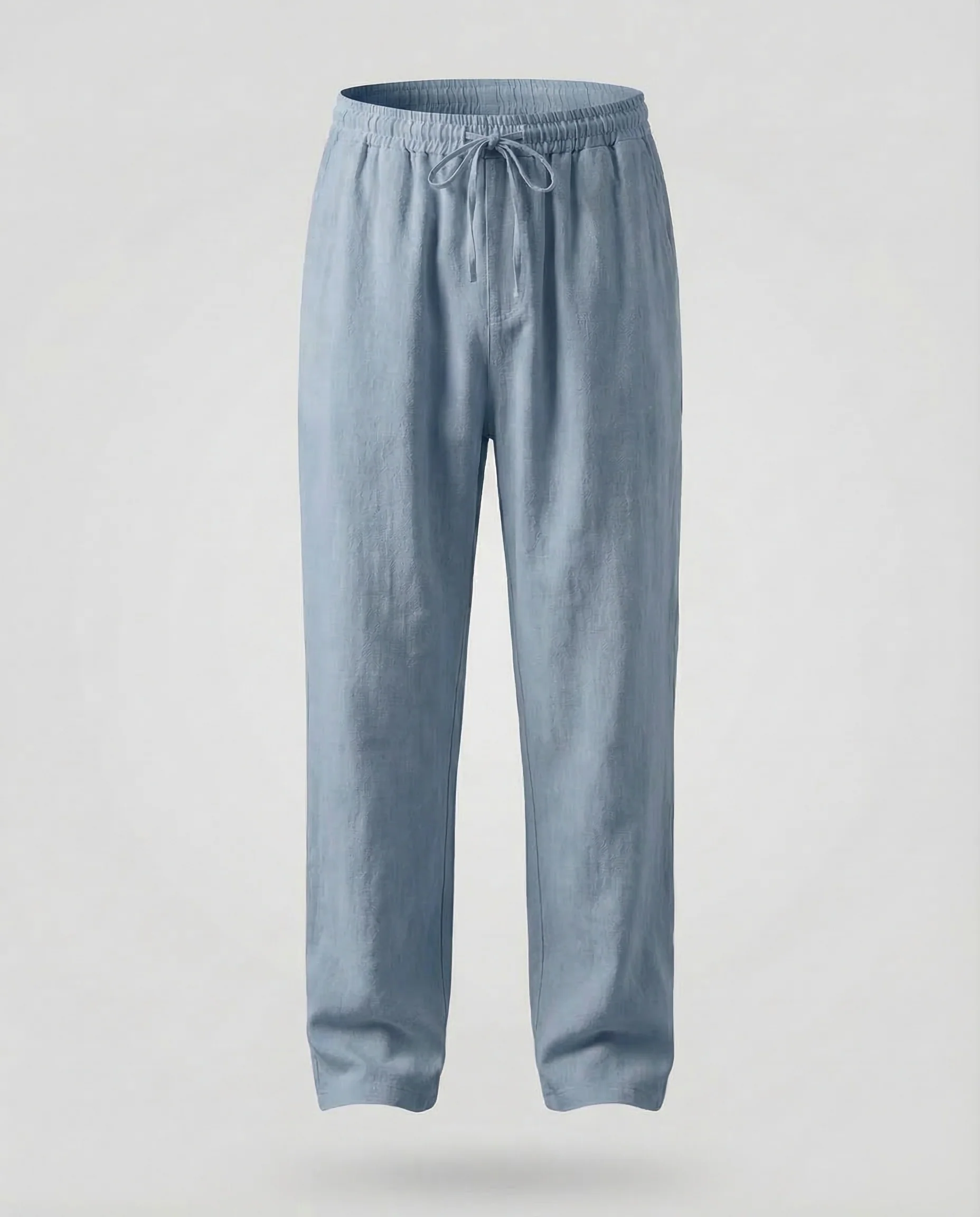 Herren Leinenhose Sommer Weit - Image 7