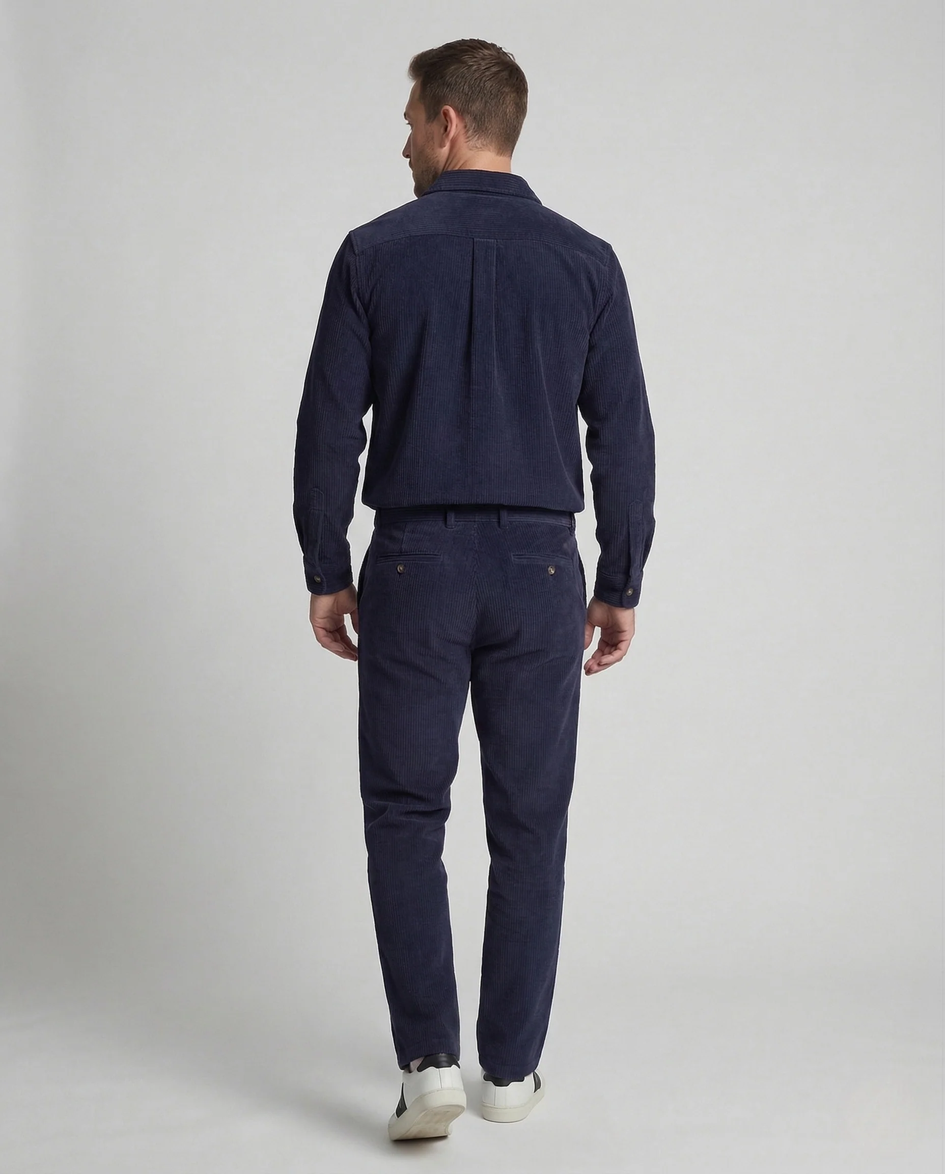 Herren Zweiteiler Hemd Hose Baumwolle - Image 3