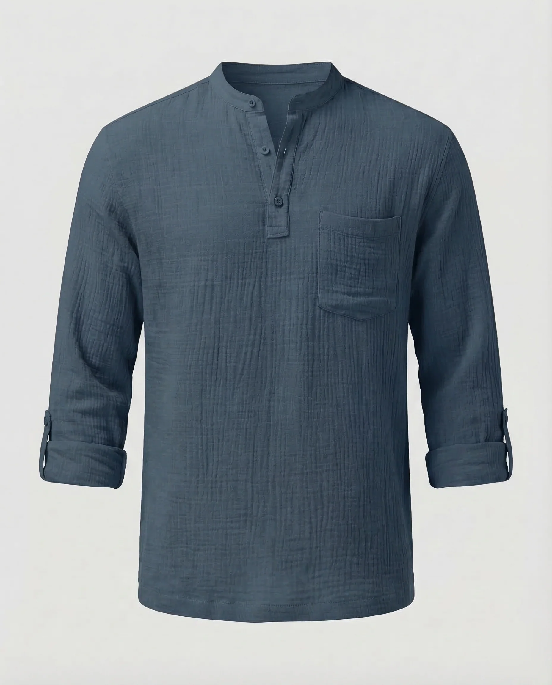 Herren Langarmshirt Baumwolle - Image 12