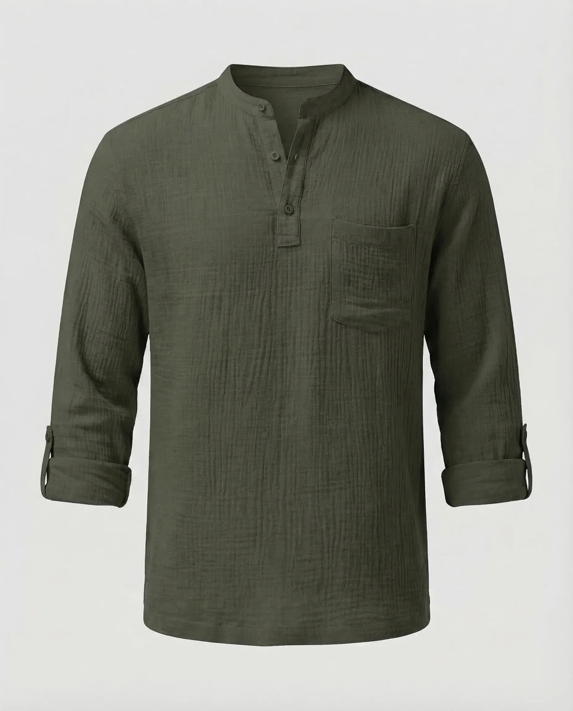 Herren Langarmshirt Baumwolle - Image 13