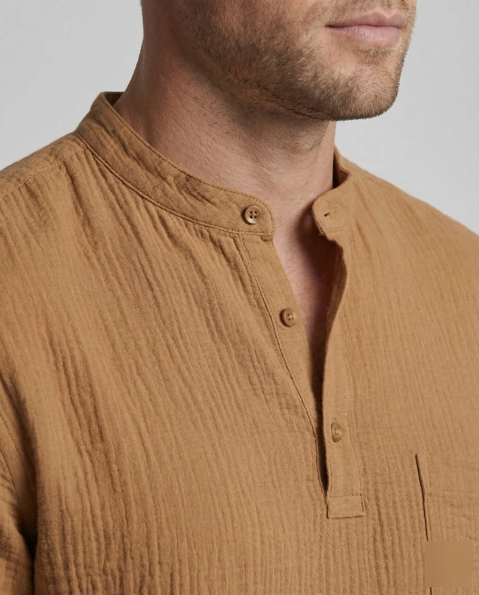 Herren Langarmshirt Baumwolle - Image 3