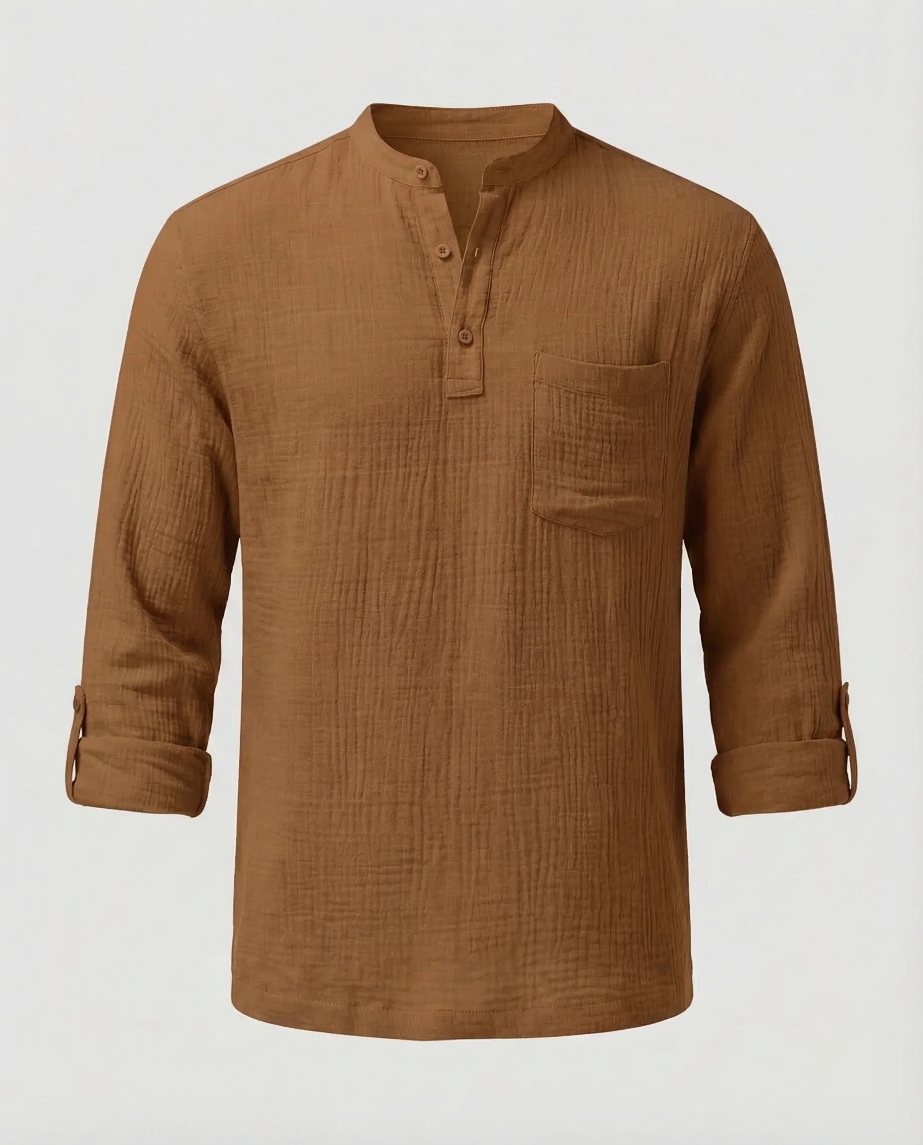 Herren Langarmshirt Baumwolle - Image 6