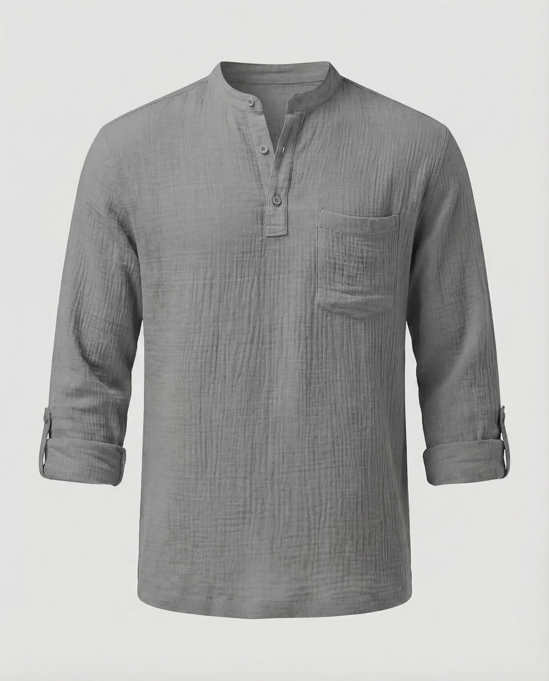 Herren Langarmshirt Baumwolle - Image 8