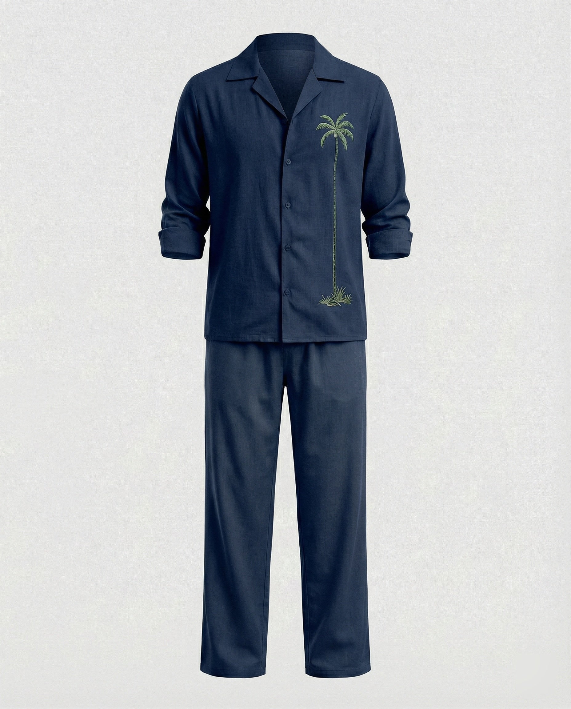 Herren Zweiteiler Set Viskose Freizeit - Image 7
