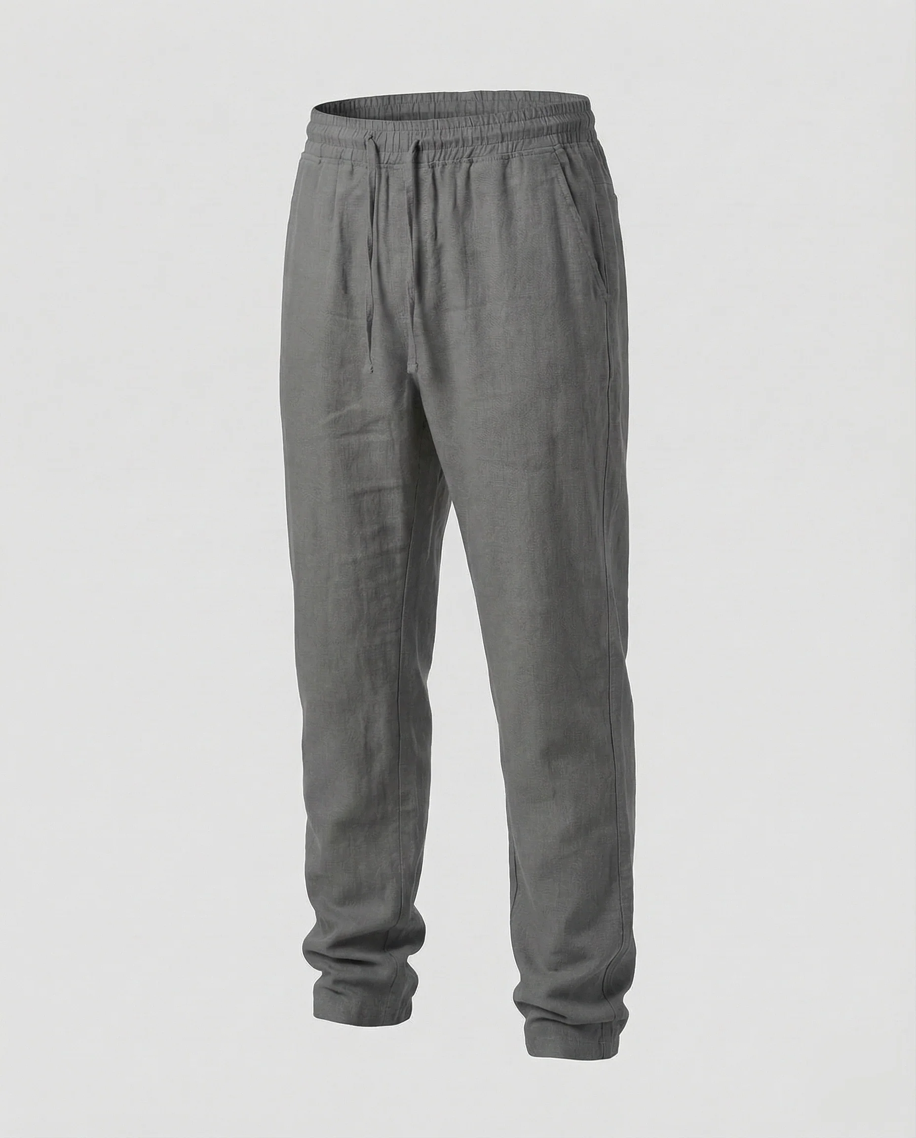 Herren Leinenhose Tunnelzug Gerade - Image 6