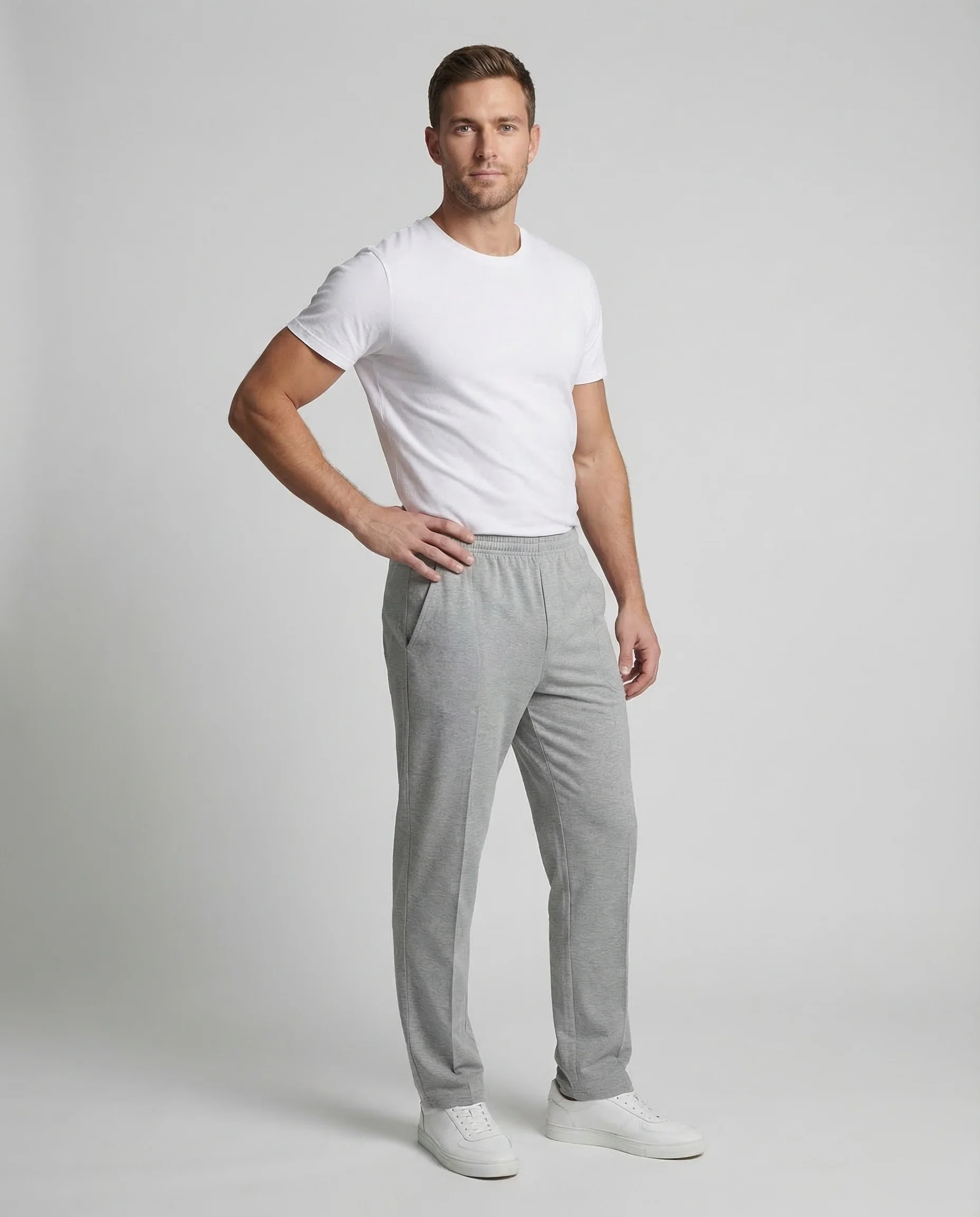Herren Freizeithose Baumwollmix