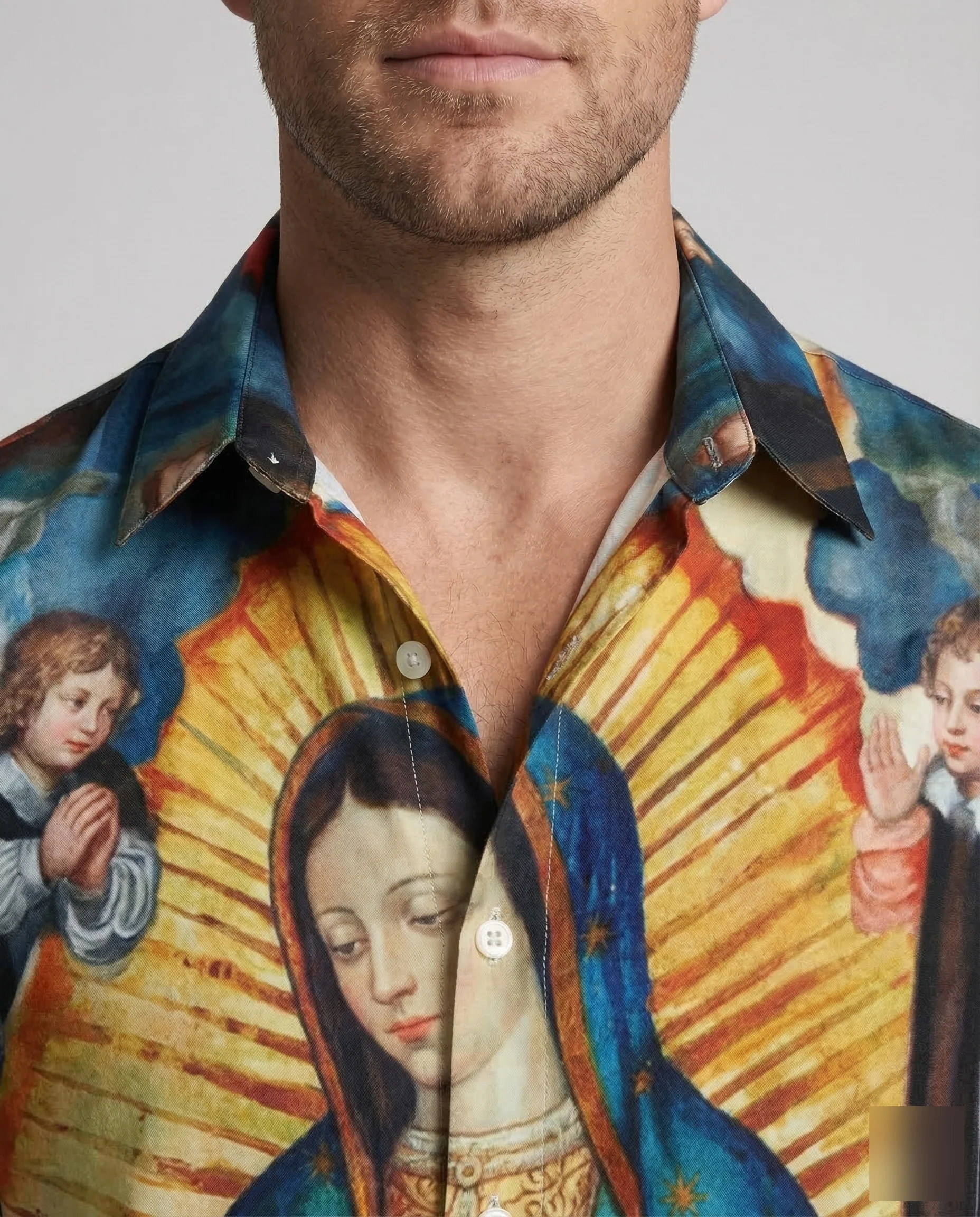 Herren Hemd Print Motiv - Image 3