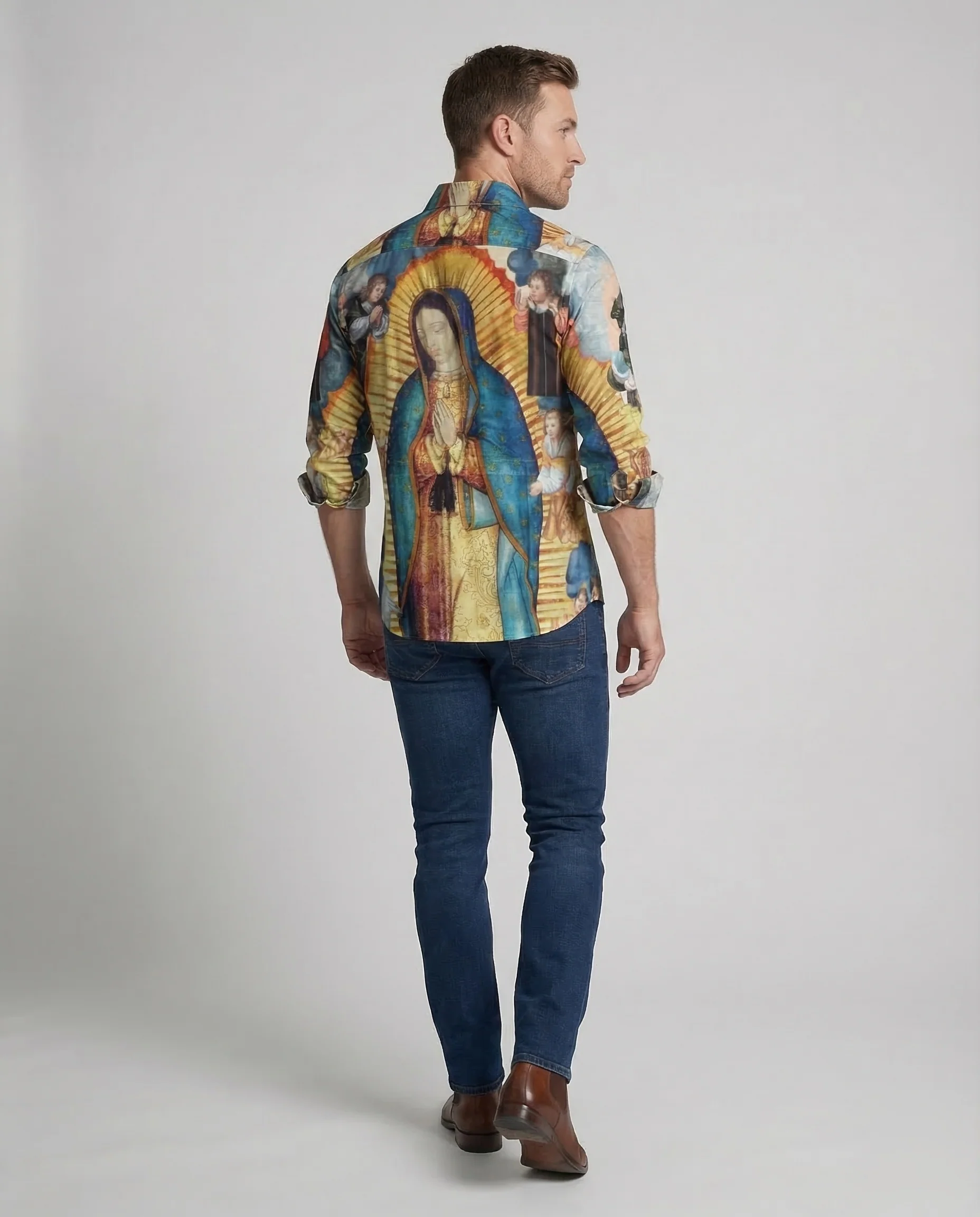 Herren Hemd Print Motiv - Image 4