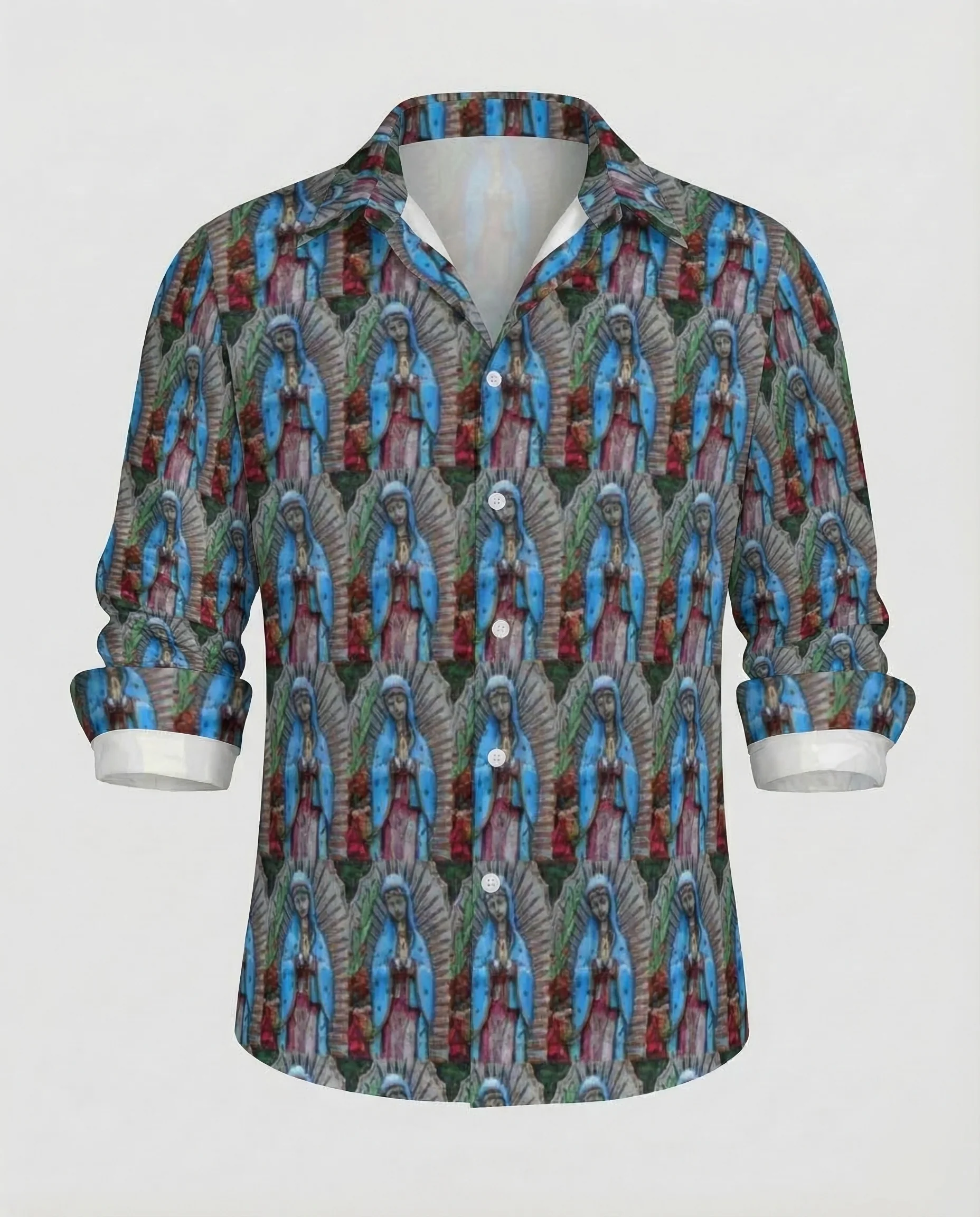 Herren Hemd Print Motiv - Image 6