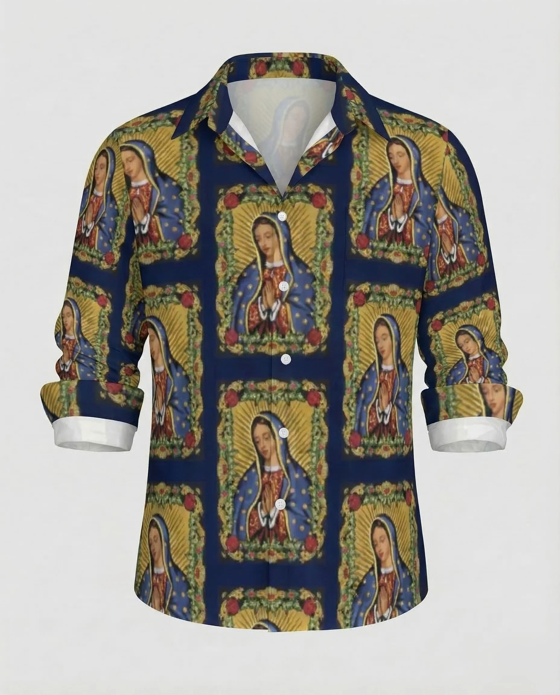 Herren Hemd Print Motiv - Image 7