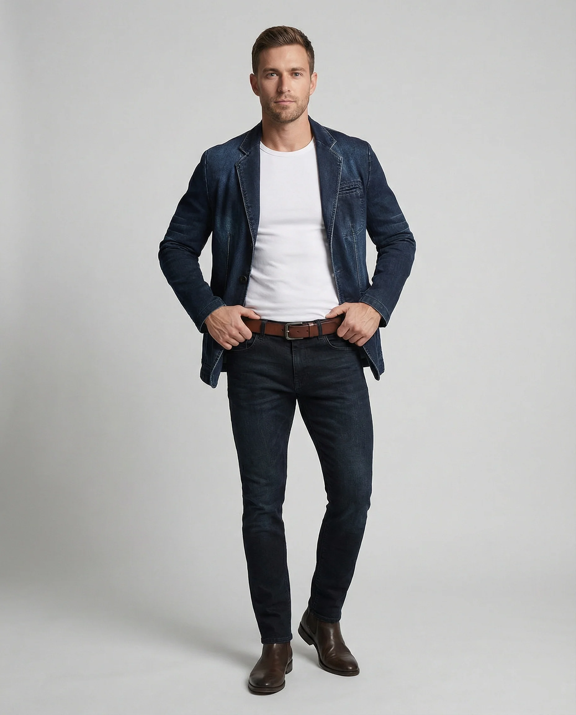 Herren Blazer Herren unstrukturiert - Image 6