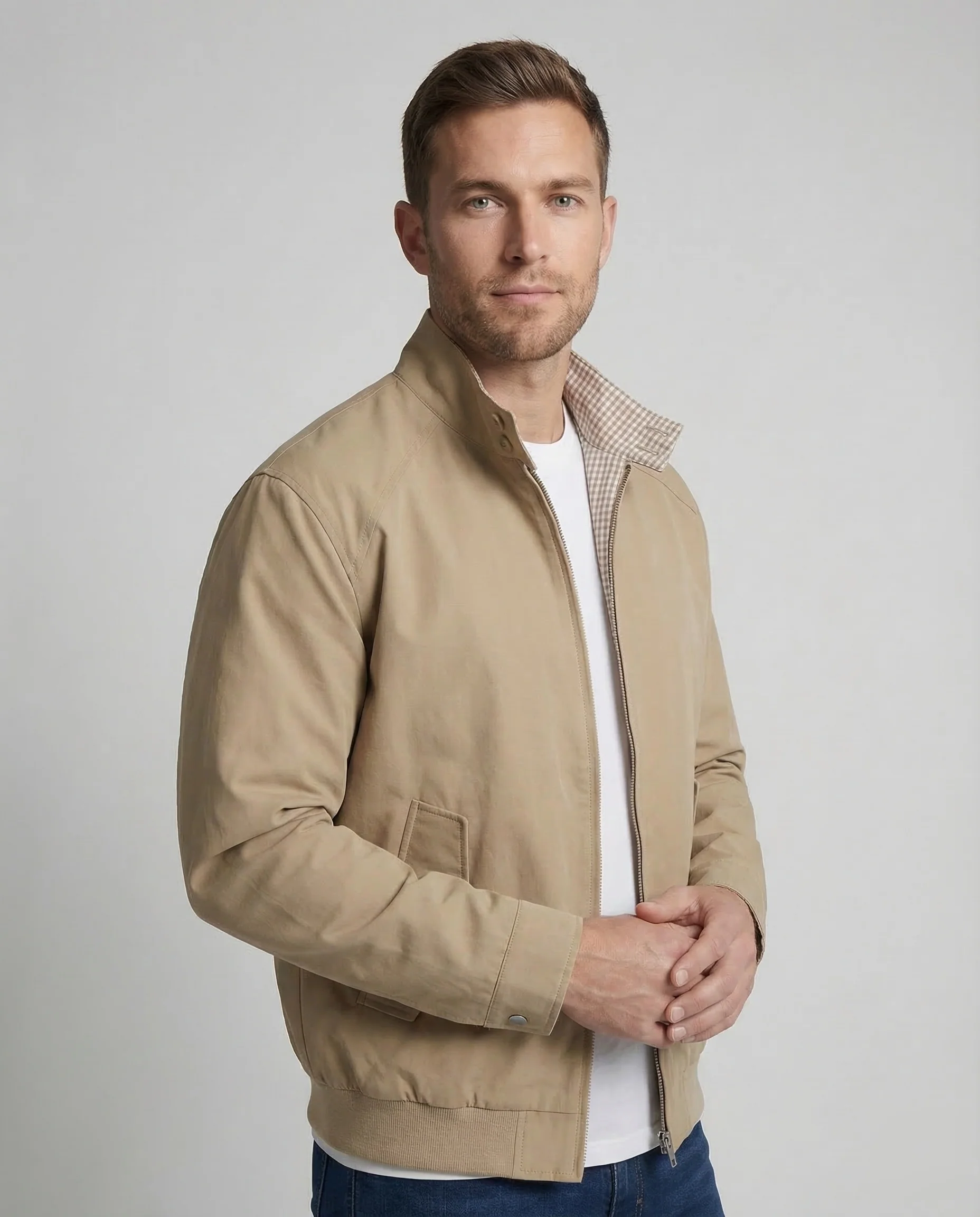 Herren Bomberjacke Baumwolle - Image 2