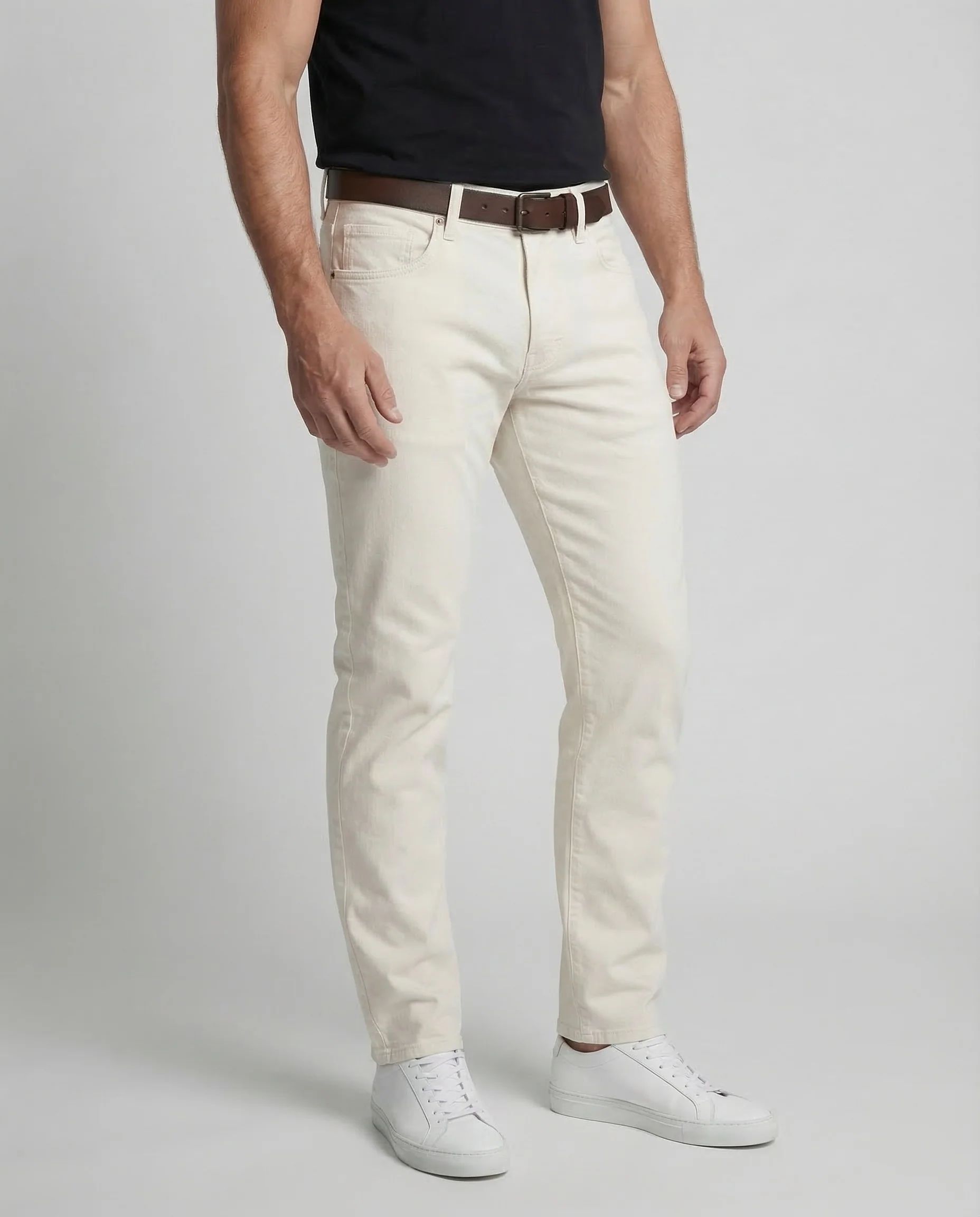 Herren Chinohose Baumwolle Gerade - Image 2