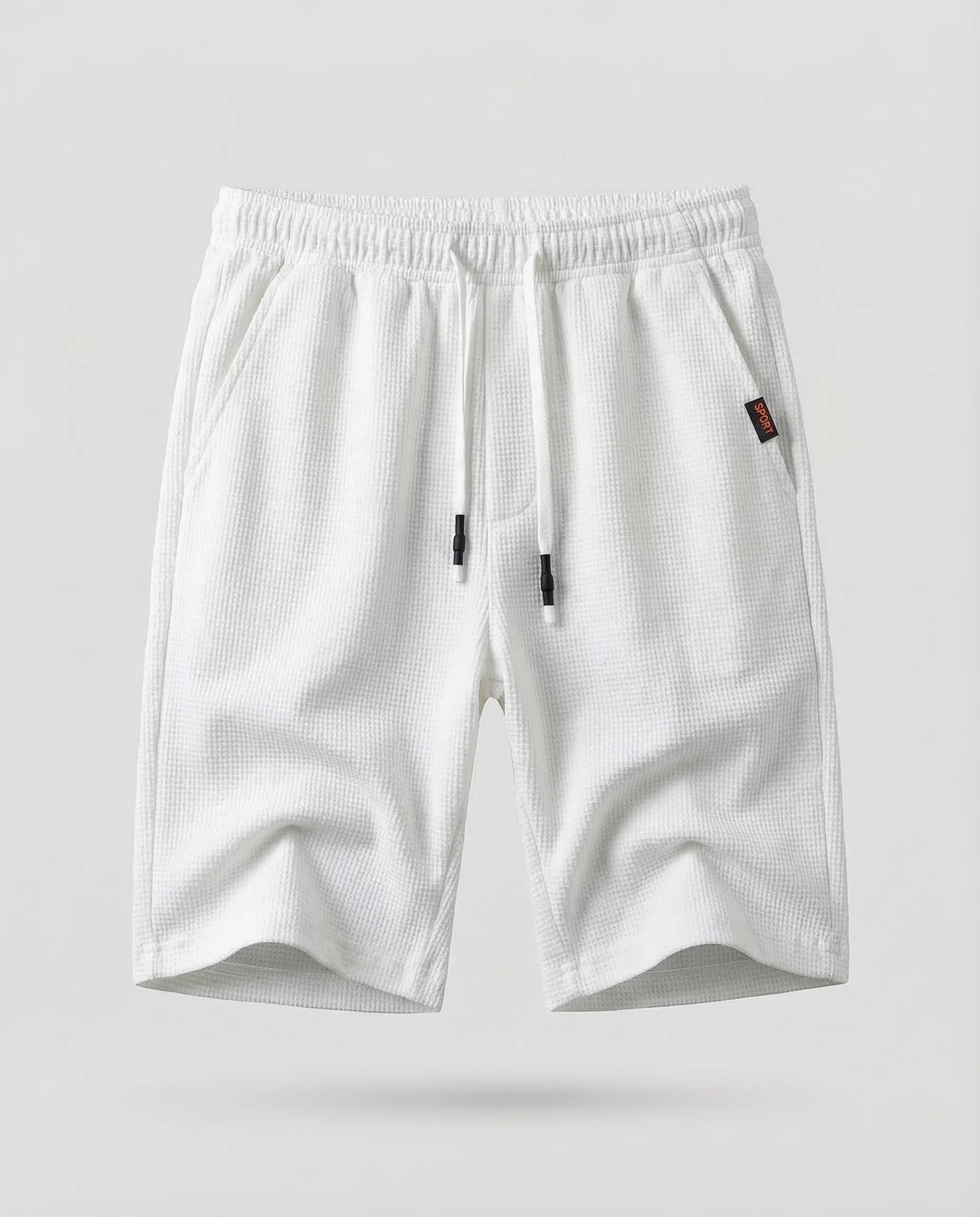 Herren Leinen Shorts Kordelzug - Image 6