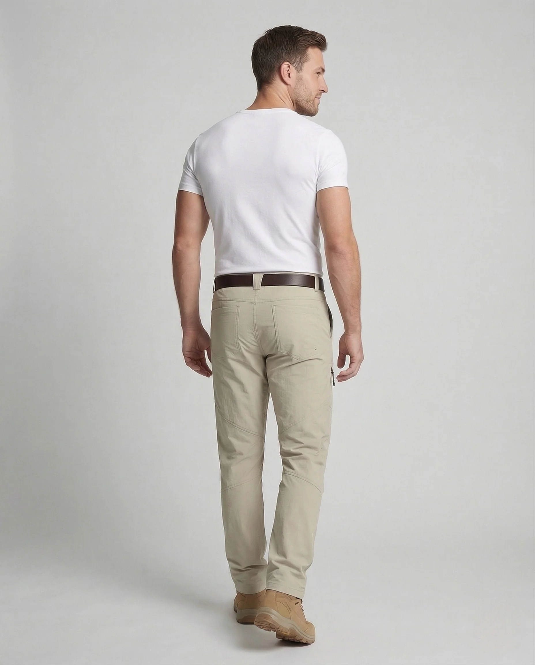 Herren Trekkinghose leicht mit vorgeformten Knien Outdoor Hose - Image 4