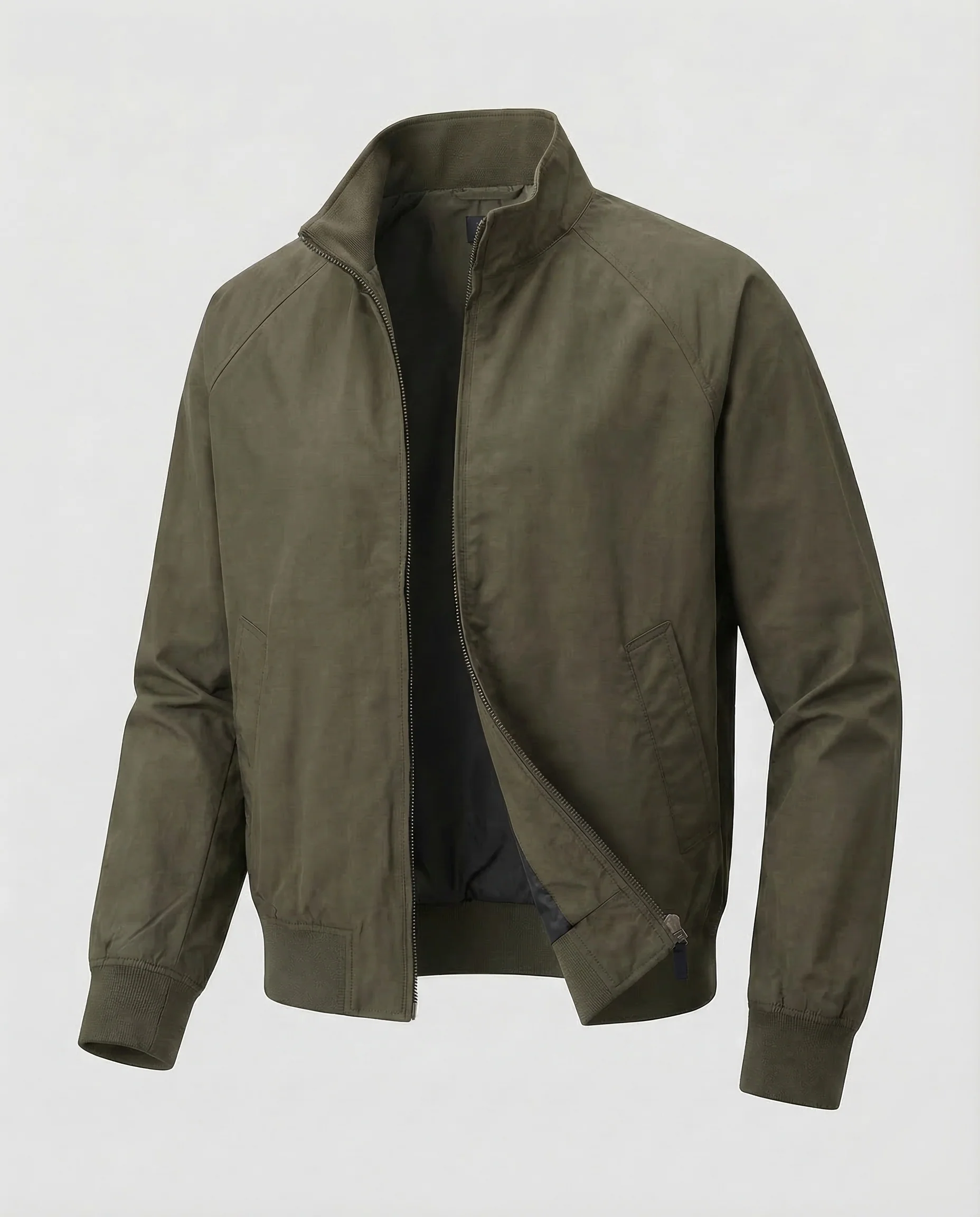 Herren Harringtonjacke Nylon Leicht - Image 7