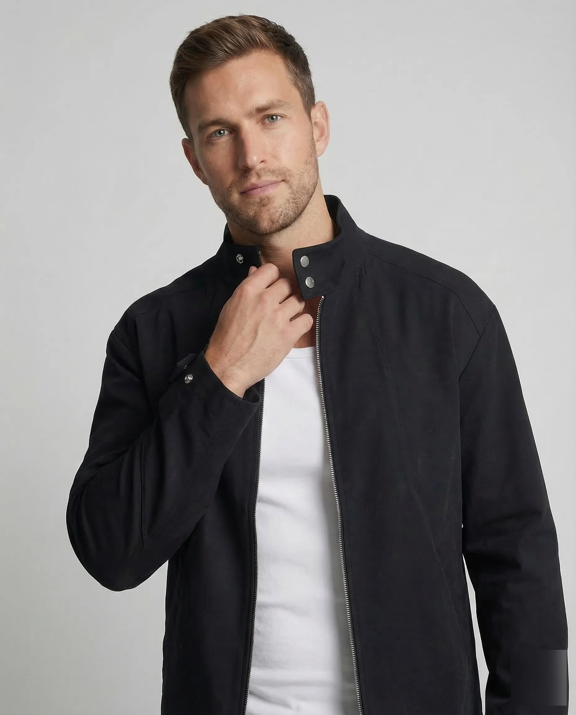 Herren Übergangsjacke Stehkragen - Image 2