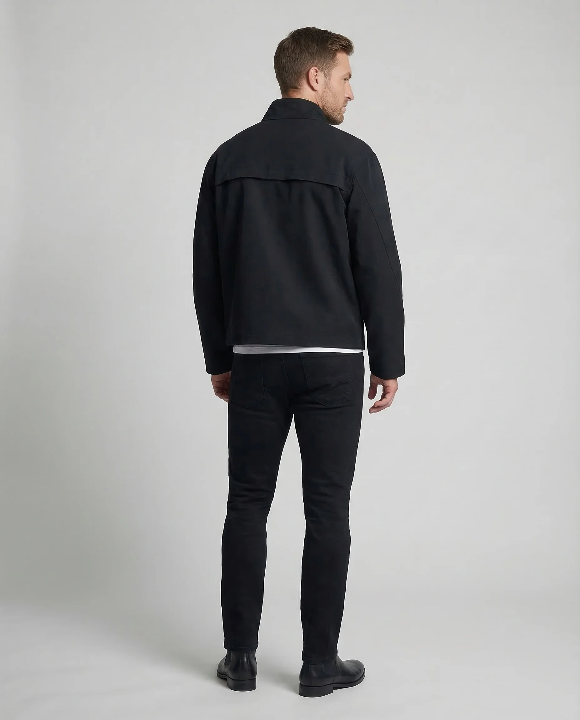 Herren Übergangsjacke Stehkragen - Image 4