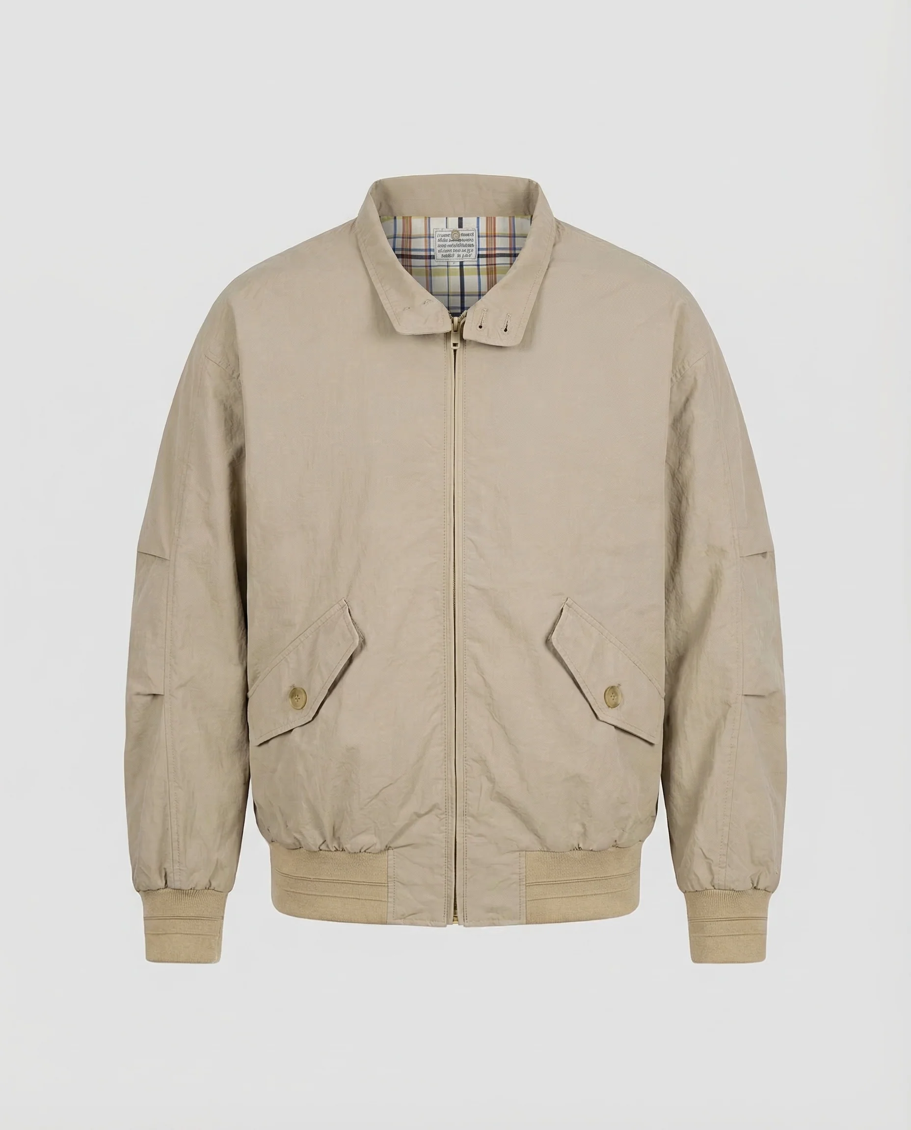 Herren Bomberjacke Kariert - Image 5