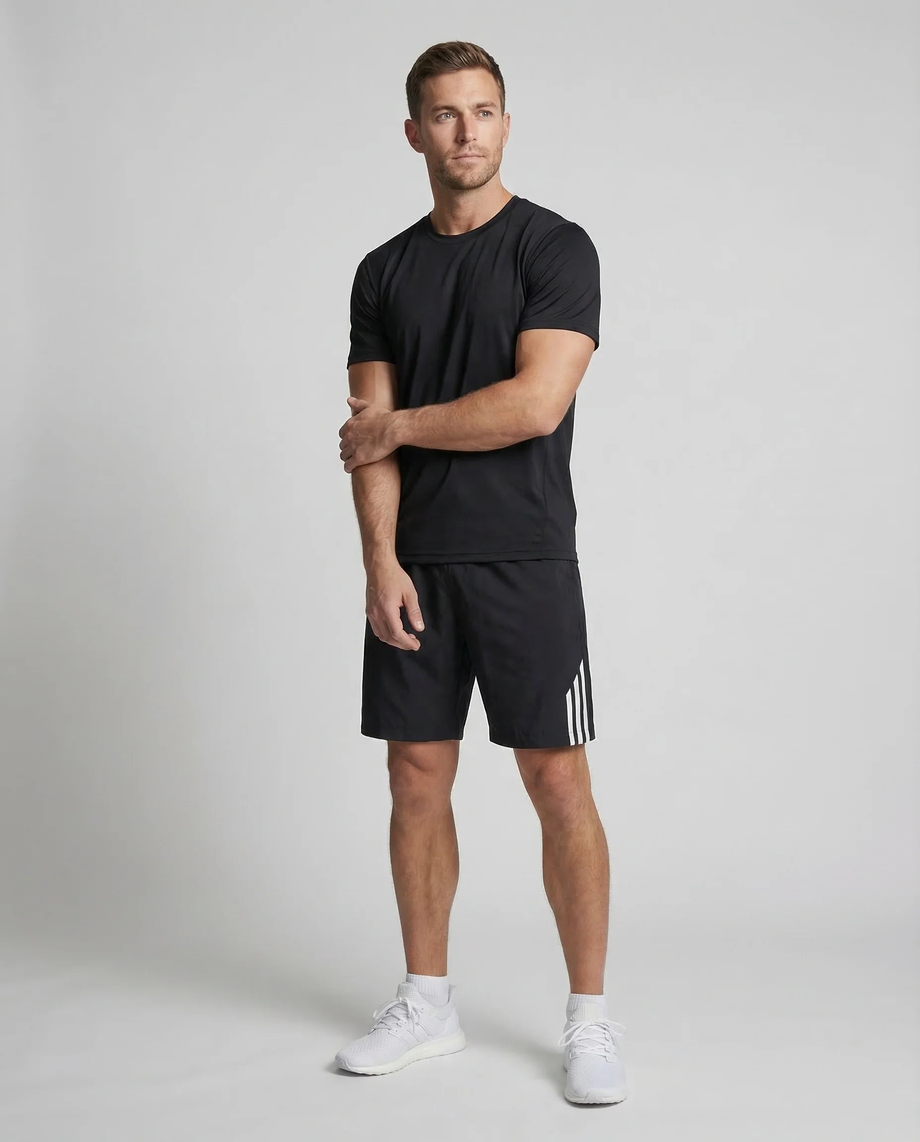 Herren Sportshorts Kontrast - Image 6
