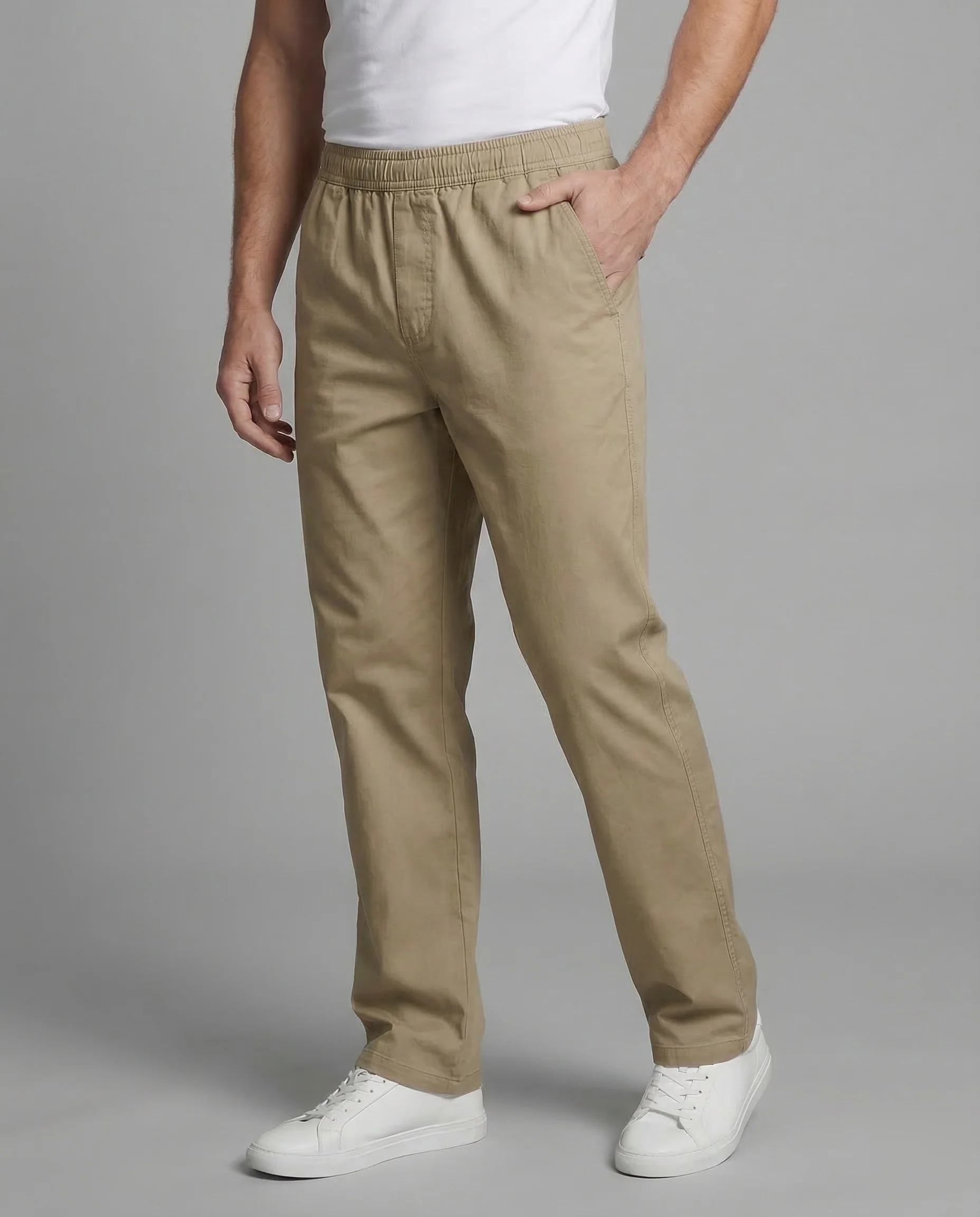 Herren Chino Hose Elastikbund - Image 2