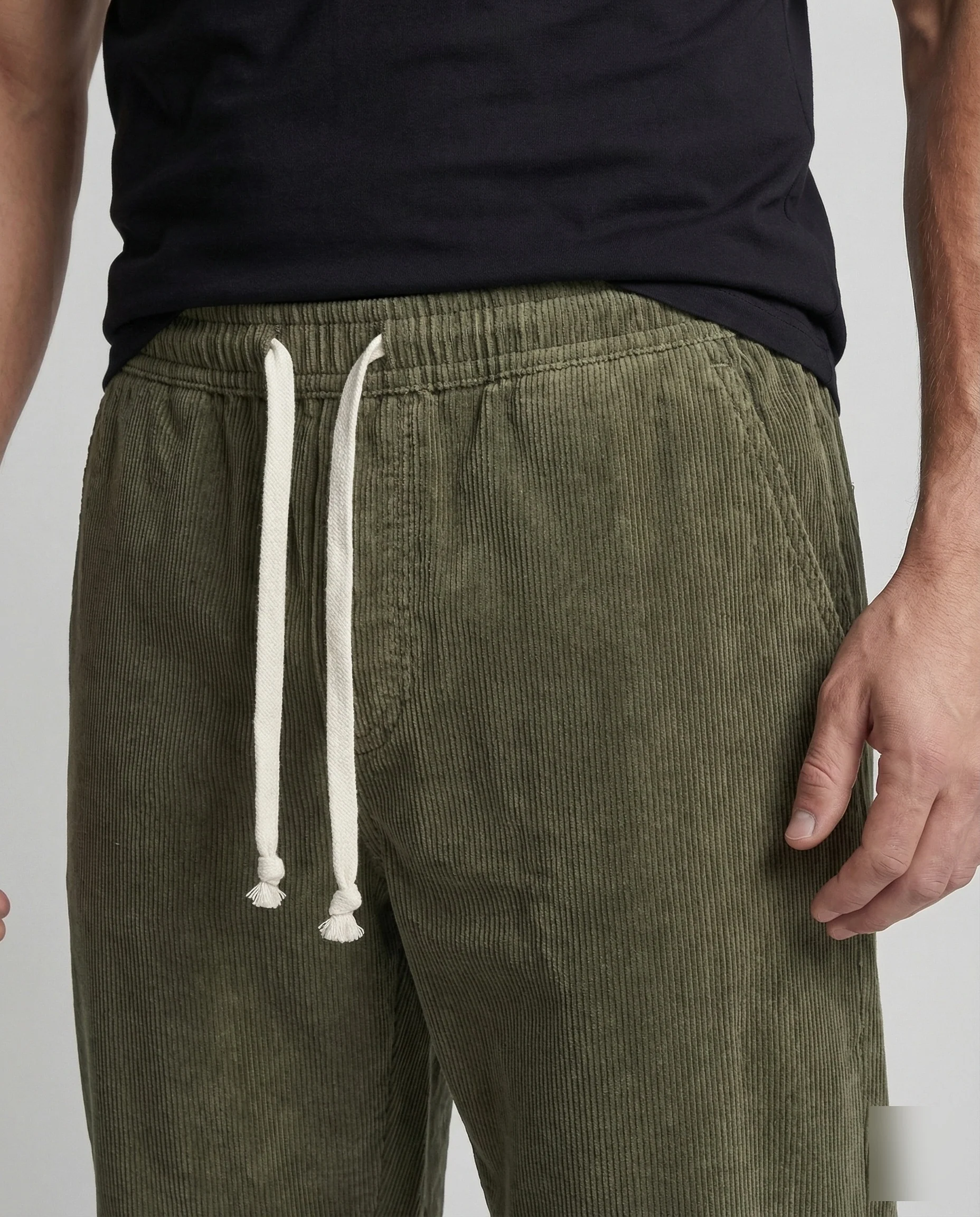 Herren Cord Jogginghose Kordelbund - Image 3