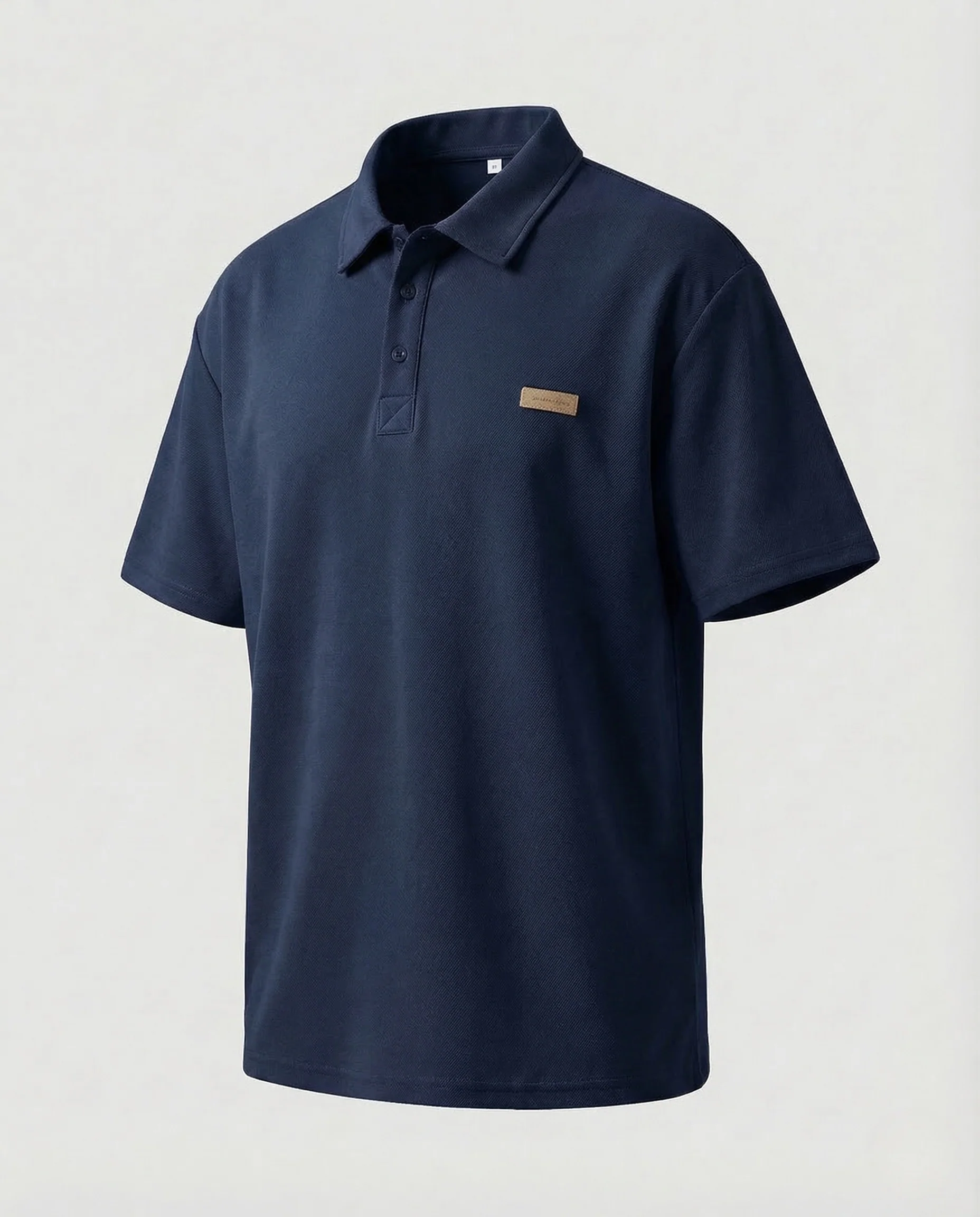 Herren Polo Baumwollpiqué Brustapplikation - Image 8