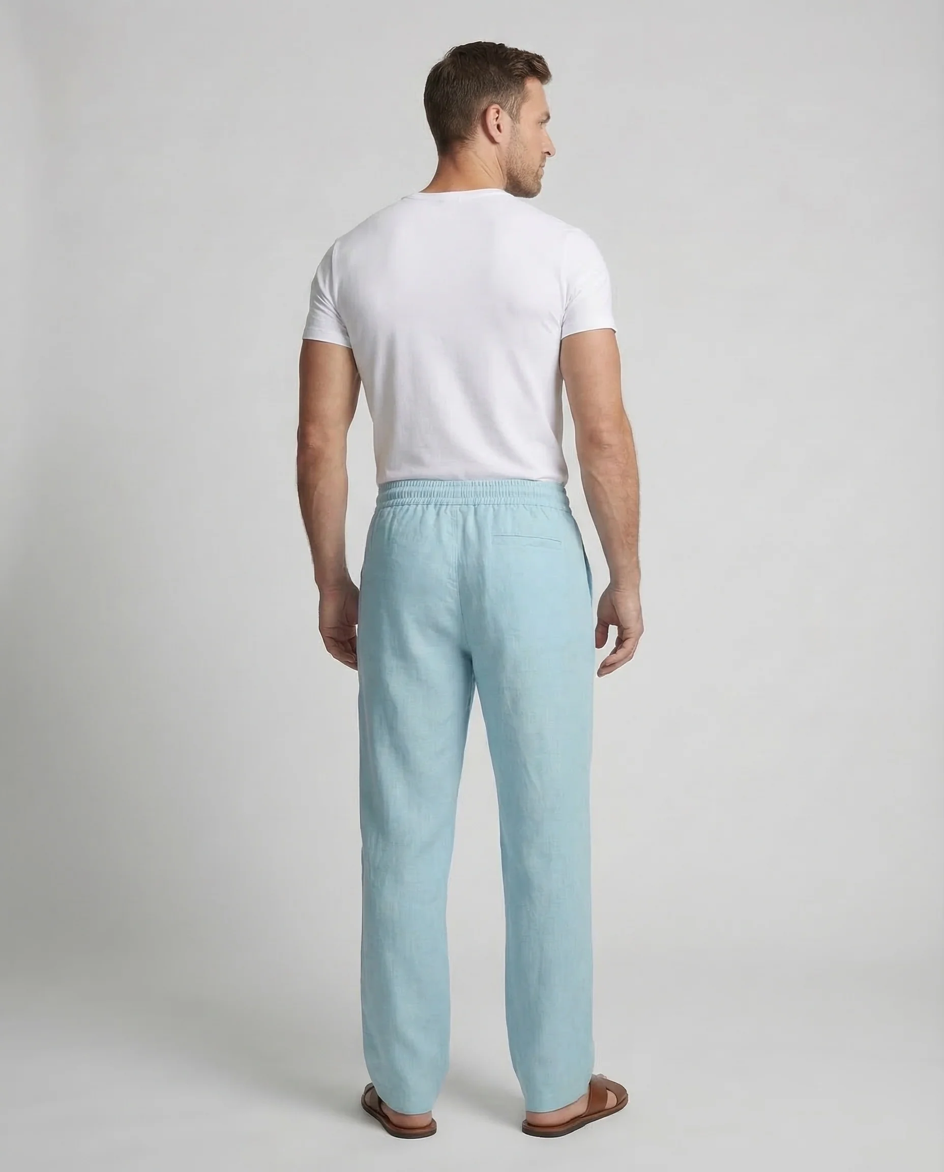 Herren Leinenhose Lounge - Image 4