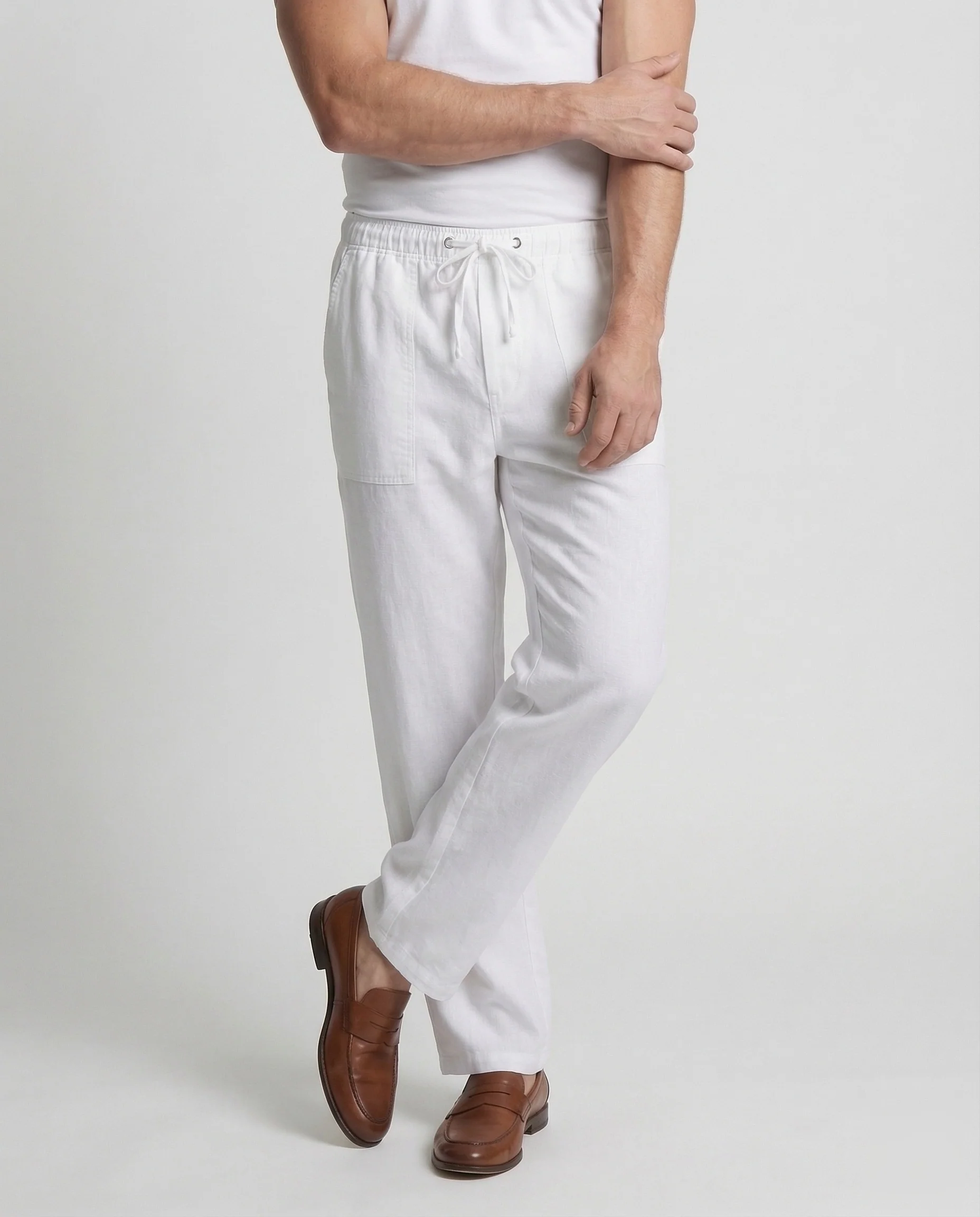 Herren Leinenhose Luftig - Image 2