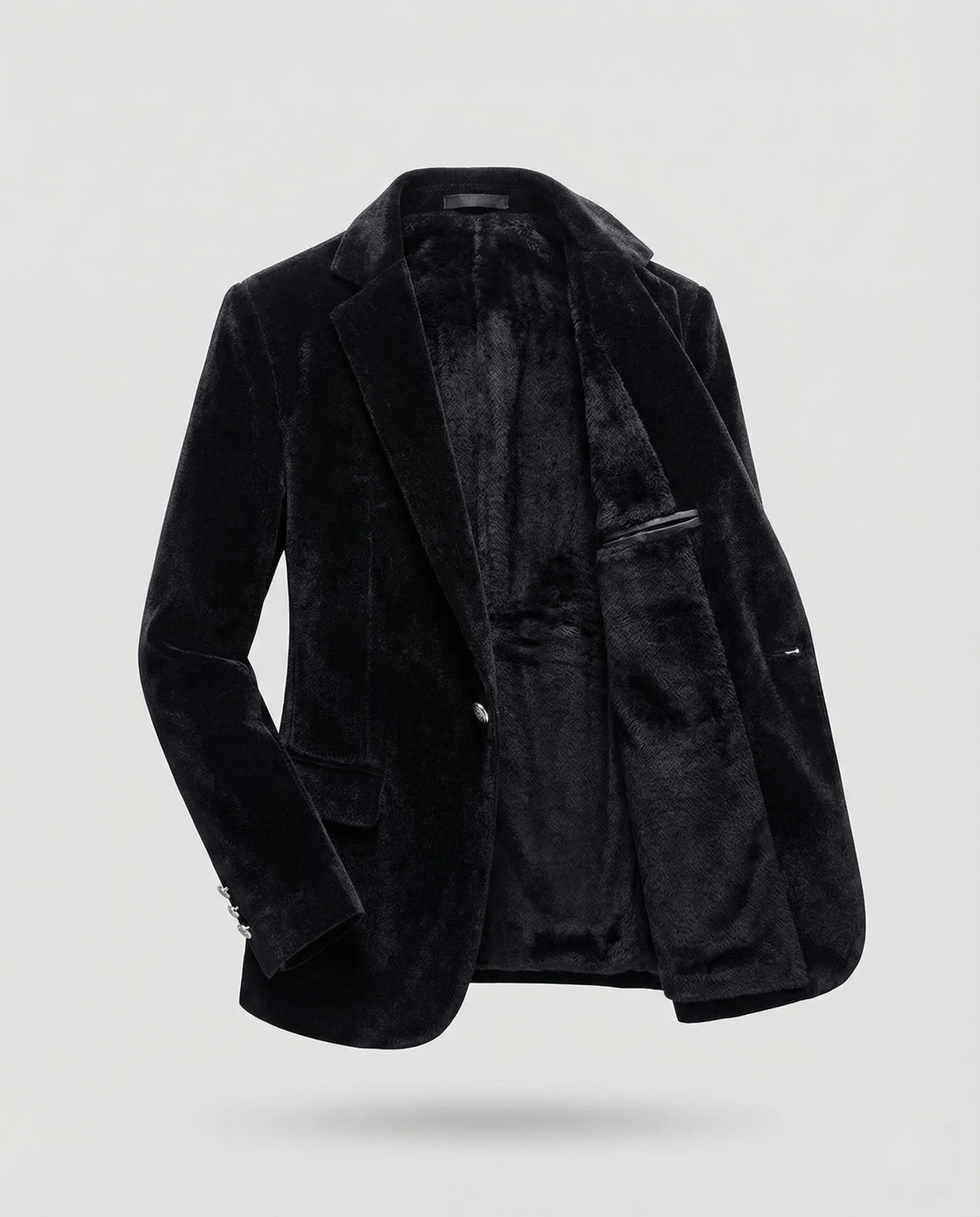 Herren Samt Blazer Thermofutter - Image 5