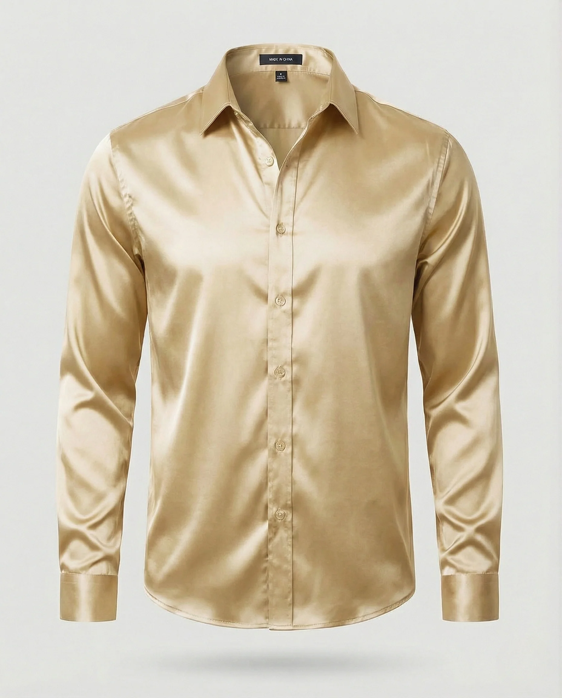 Satin Abendhemd Mit Haifischkragen Herren - Image 10
