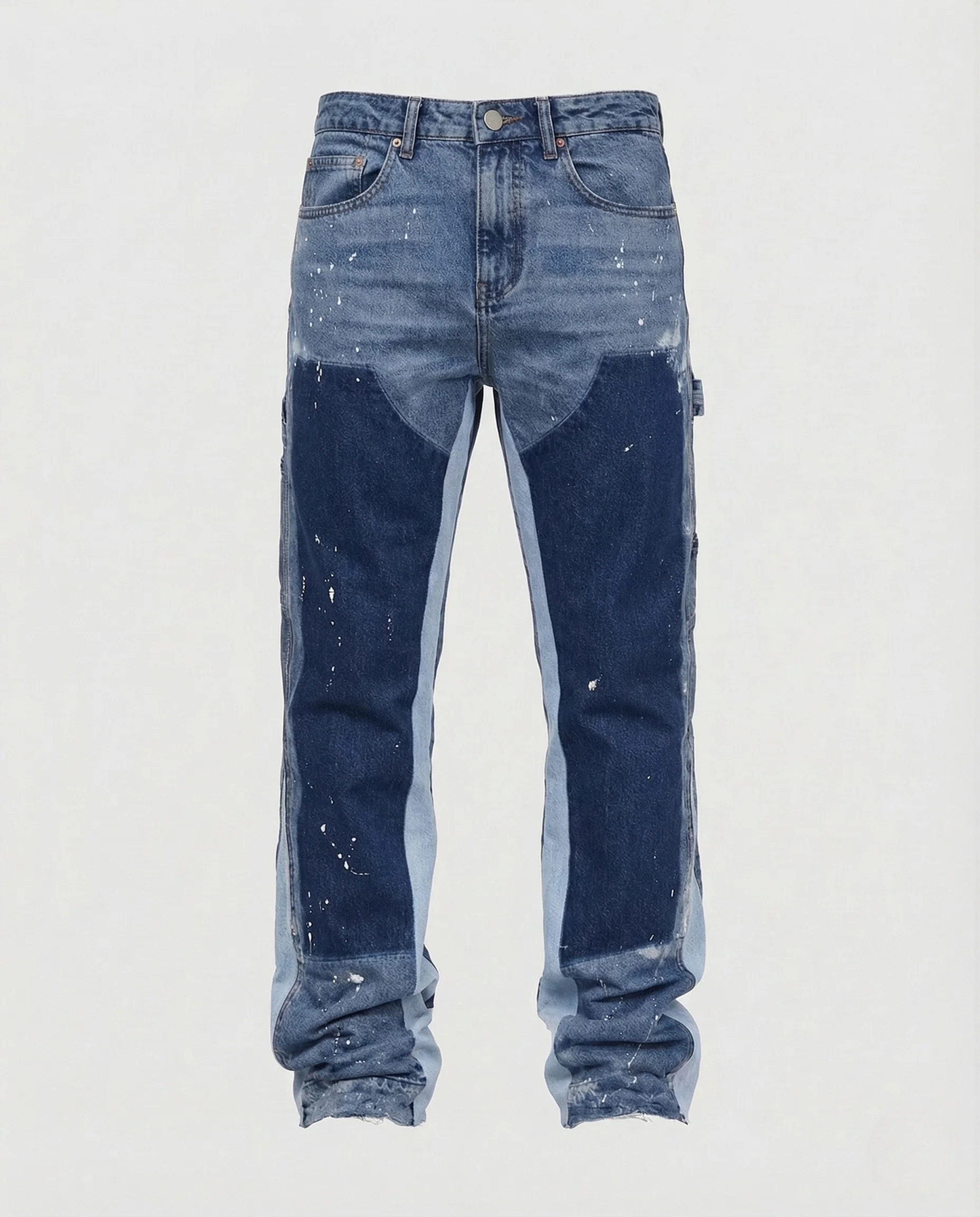 Herren Maler Jeans Handwerkerstil Mehrfachtaschen - Image 4
