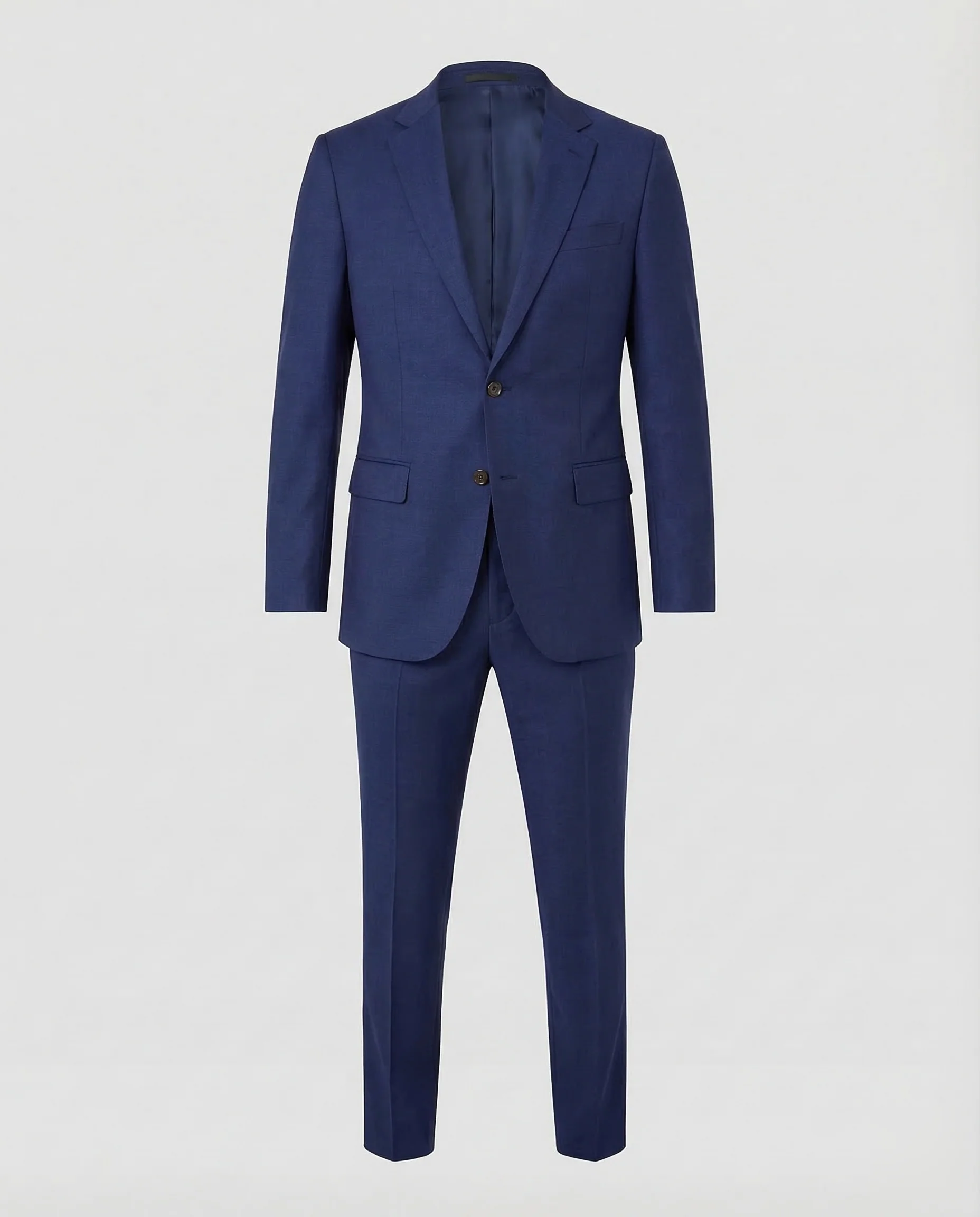 Businessanzug Wollmix Karo Slim Herren - Image 7