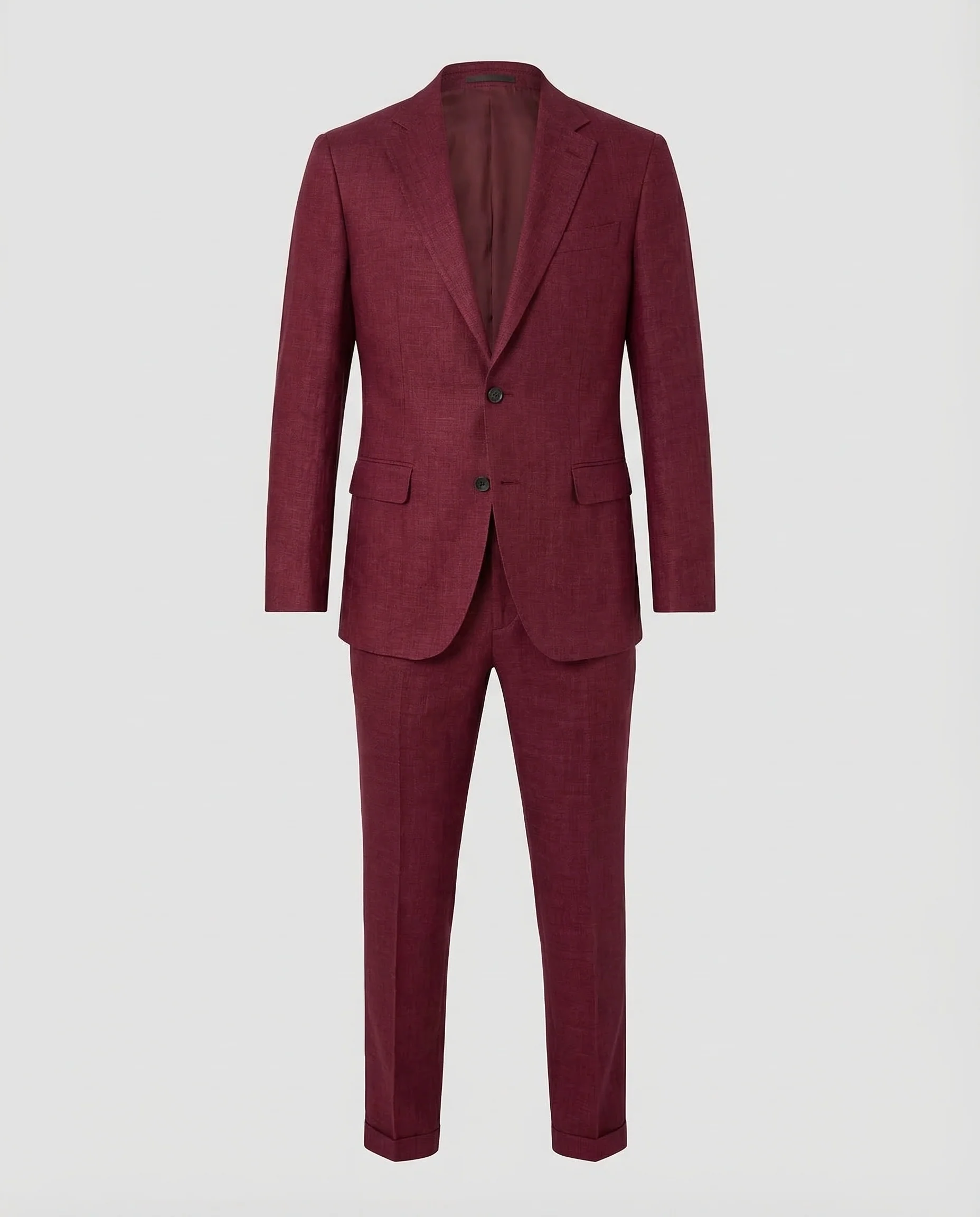 Businessanzug Wollmix Karo Slim Herren - Image 8