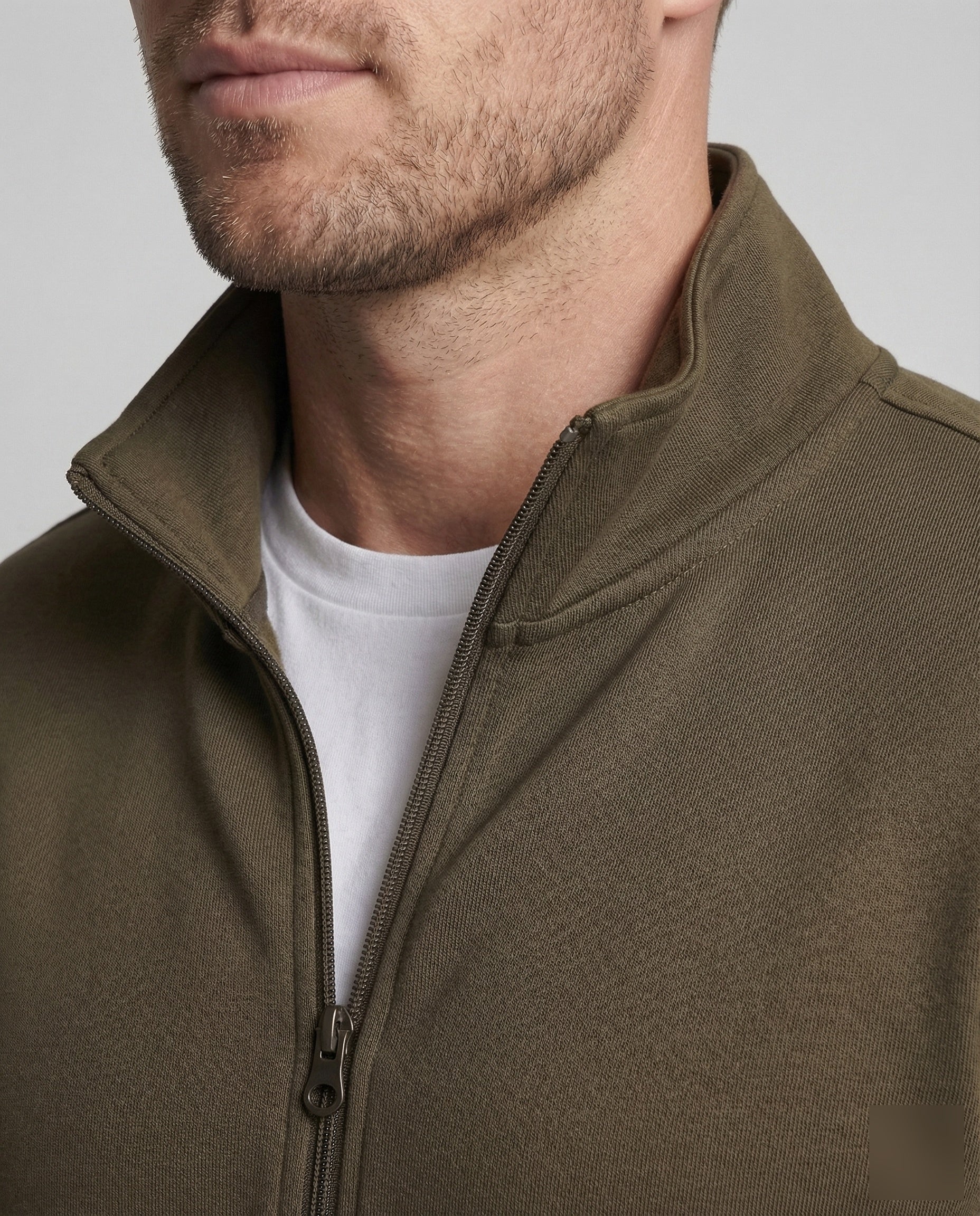 Sweatjacke Modern Mit Stehkragen Herren - Image 3