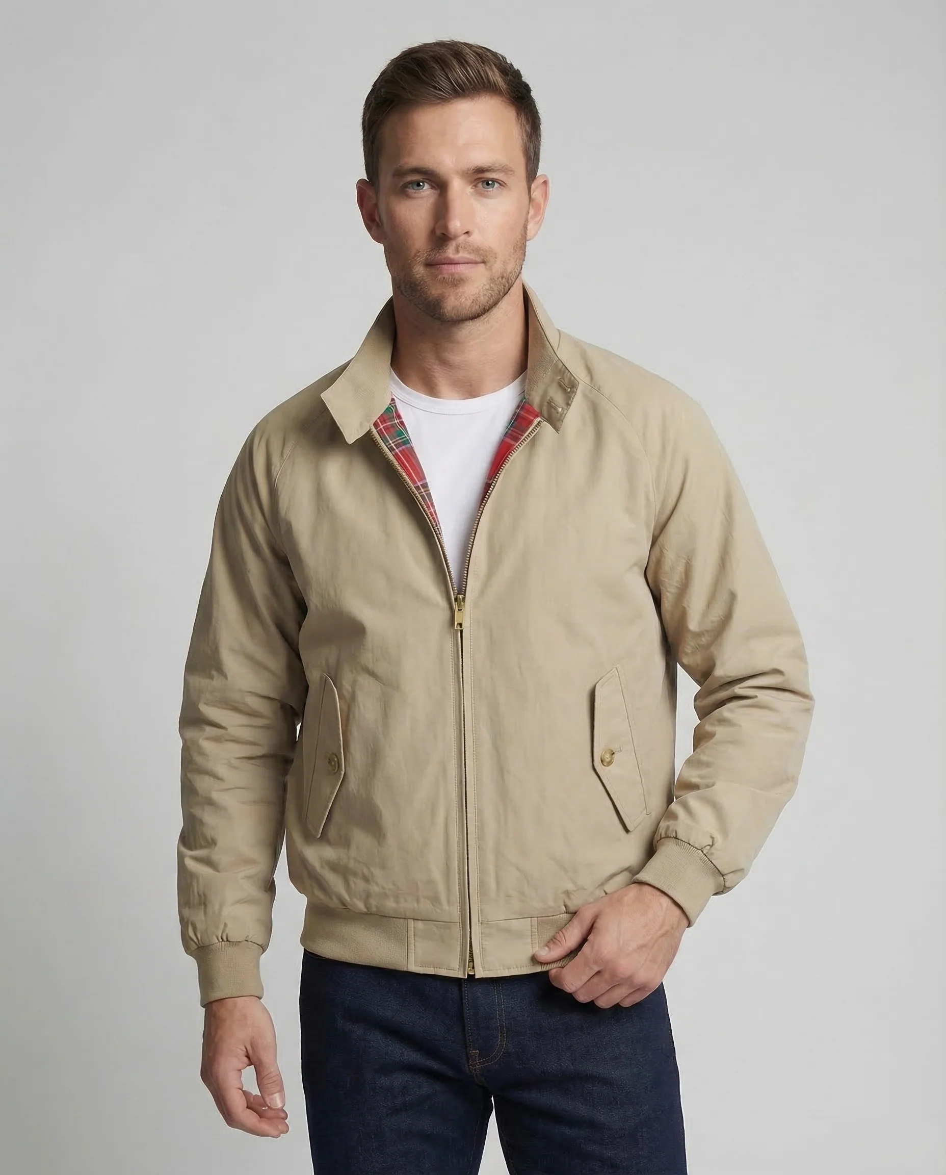 Herren Blousonjacke Kariert - Image 2
