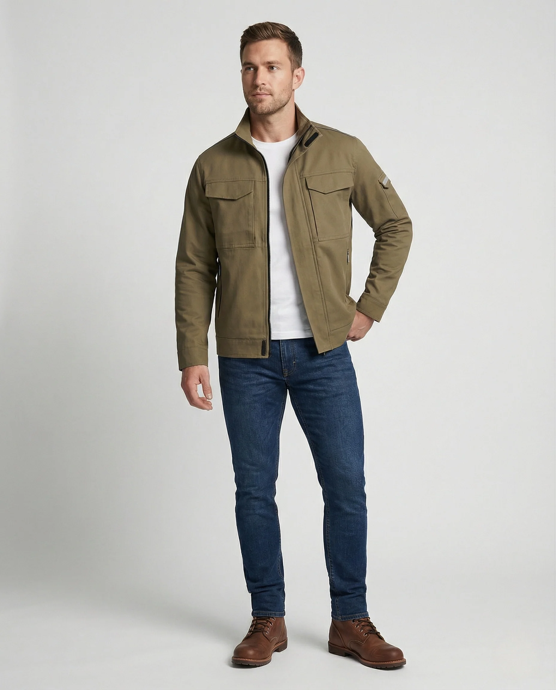Arbeitsjacke Baumwolle Multifunktional Herren