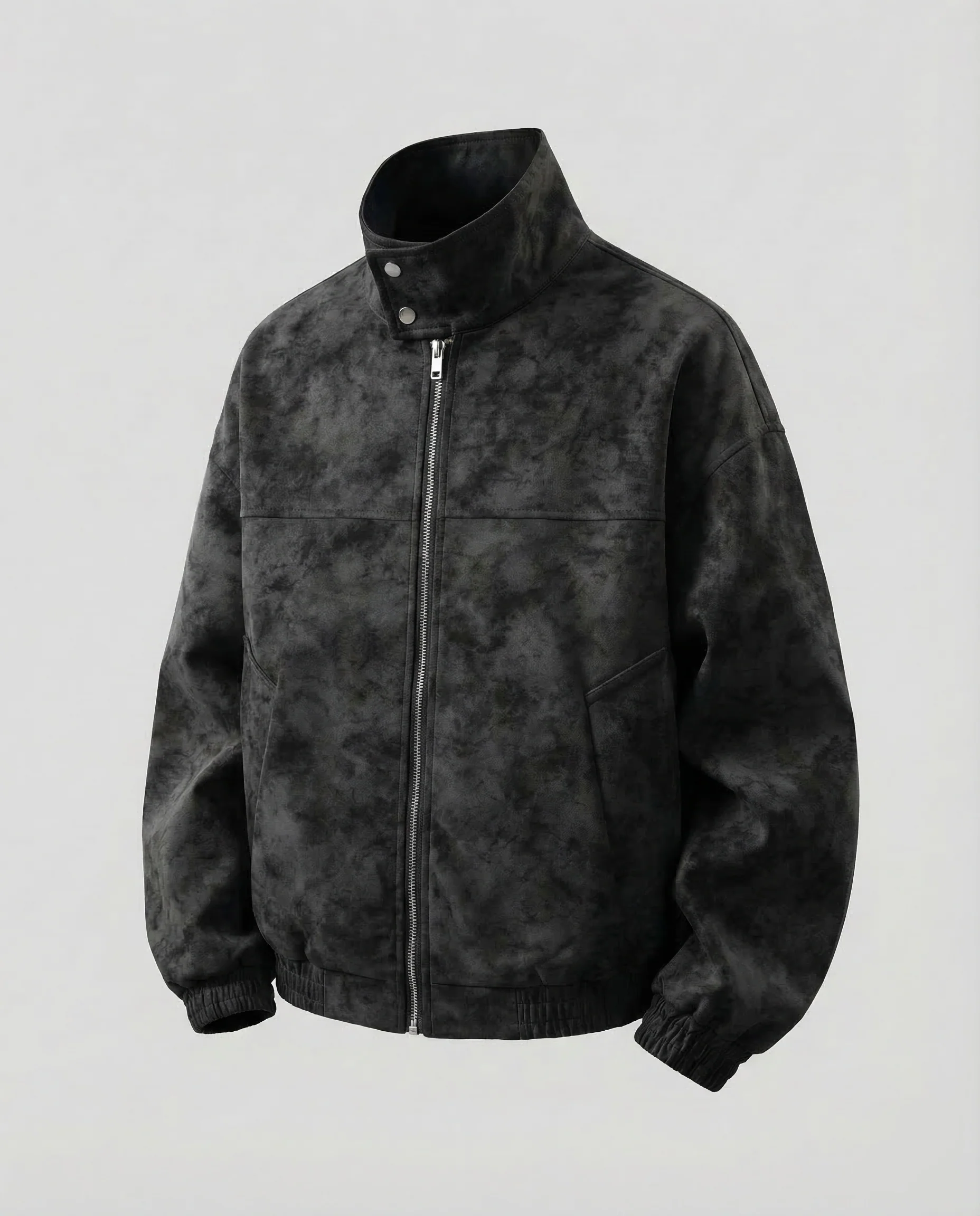 Herren Bomberjacke Veloursleder Optik - Image 6