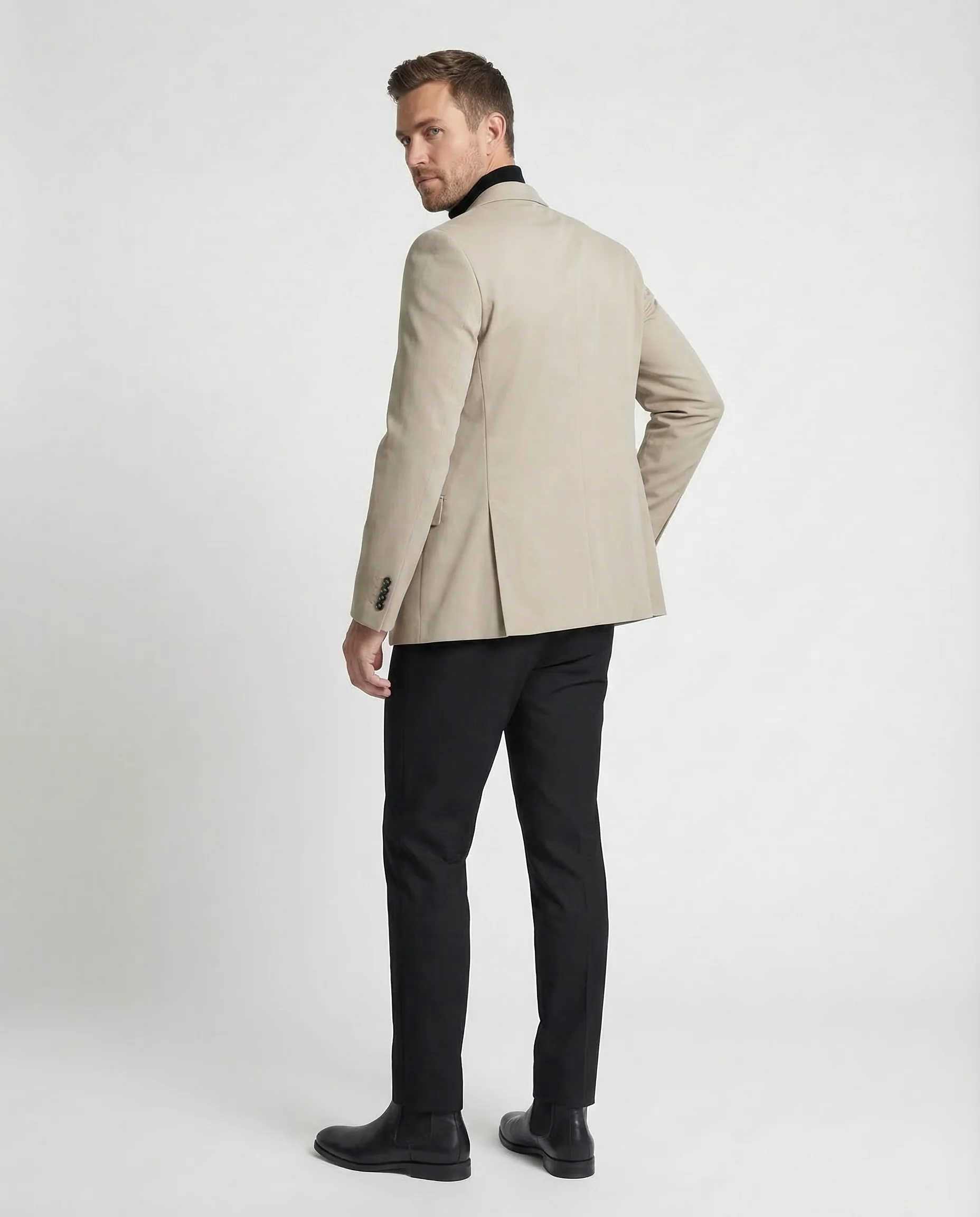 Herren Sakko Oversize Revers - Image 4