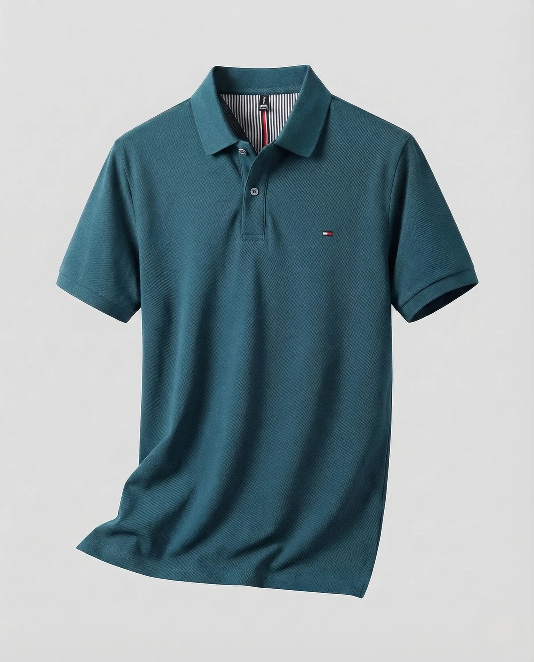 Herren Baumwoll Poloshirt mit Nackenpaspel - Image 17