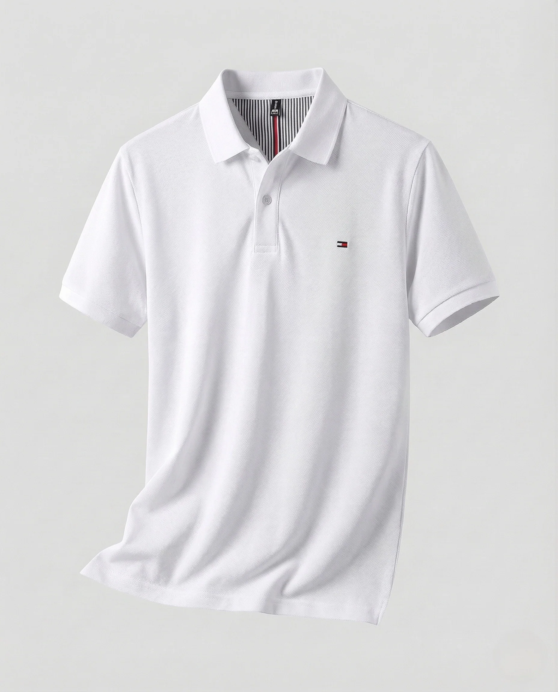 Herren Baumwoll Poloshirt mit Nackenpaspel - Image 30